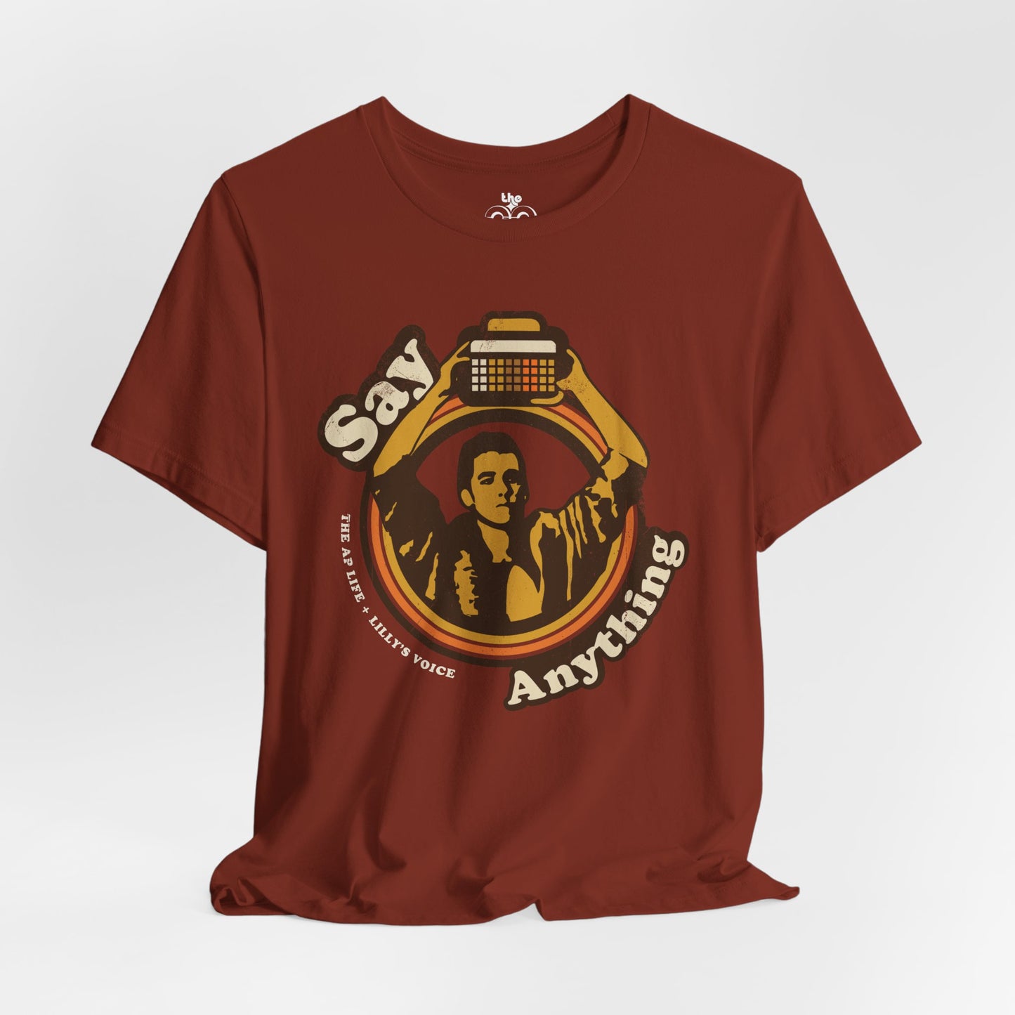 Say Anything AAC - Lilly's Voice Collab - Adult Unisex Jersey Short Sleeve Tee