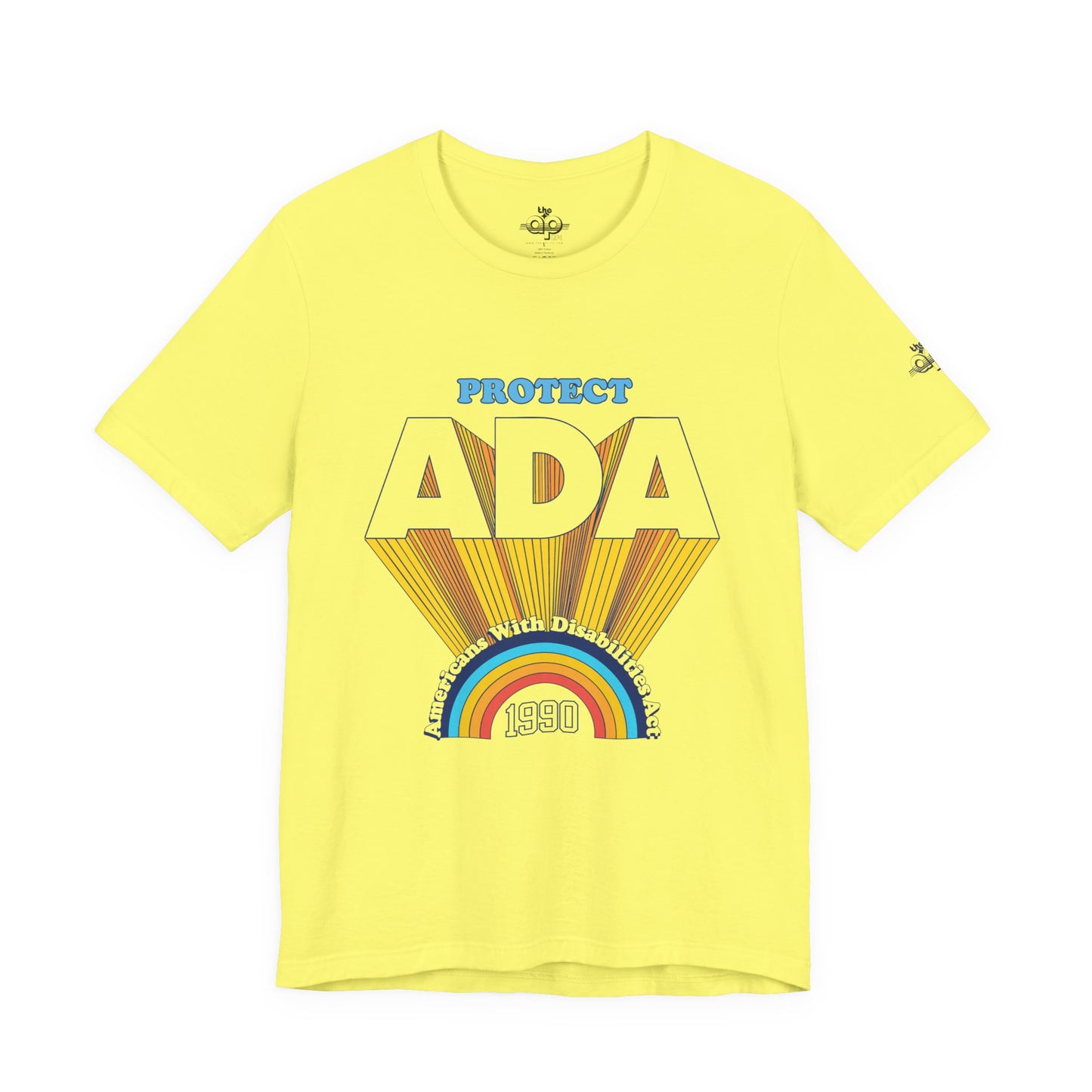 Protect ADA - Americans With Disabilities Act 1990 - Adult Unisex Jersey Short Sleeve Tee