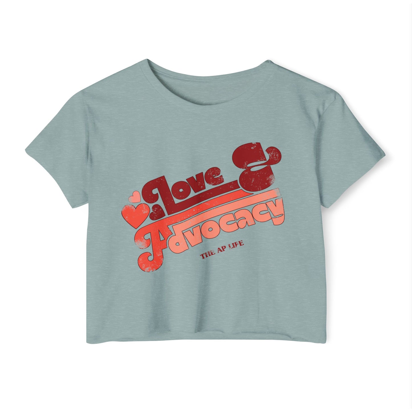 Love & Advocacy - Women's Crop Top Tee