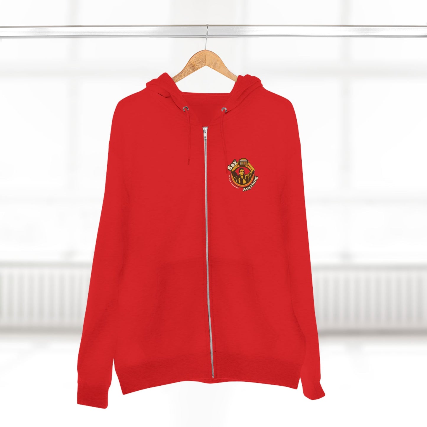 Say Anything - AAC- Lilly's Voice + The AP Life - Adult Unisex Zip Hoodie