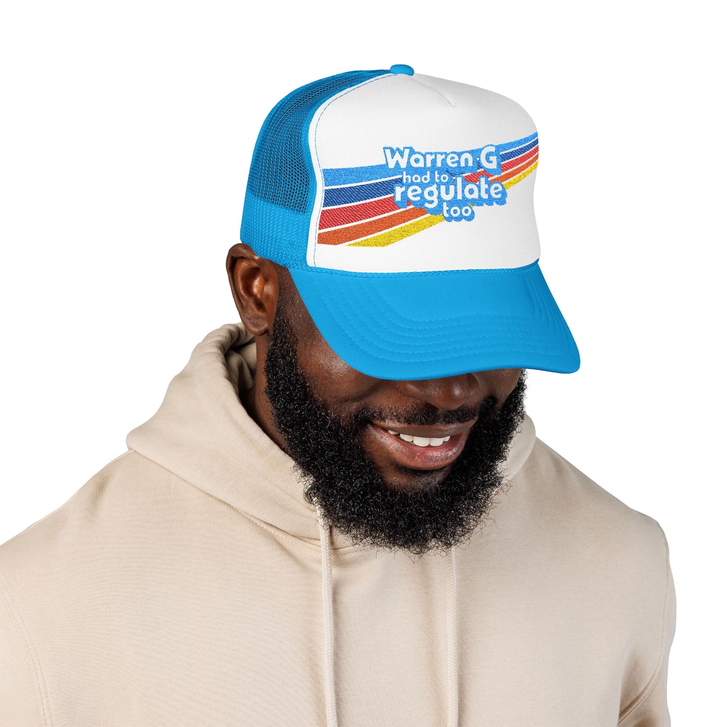 Warren G Had to Regulate Too - Embroidered - Adult Unisex Trucker Hat