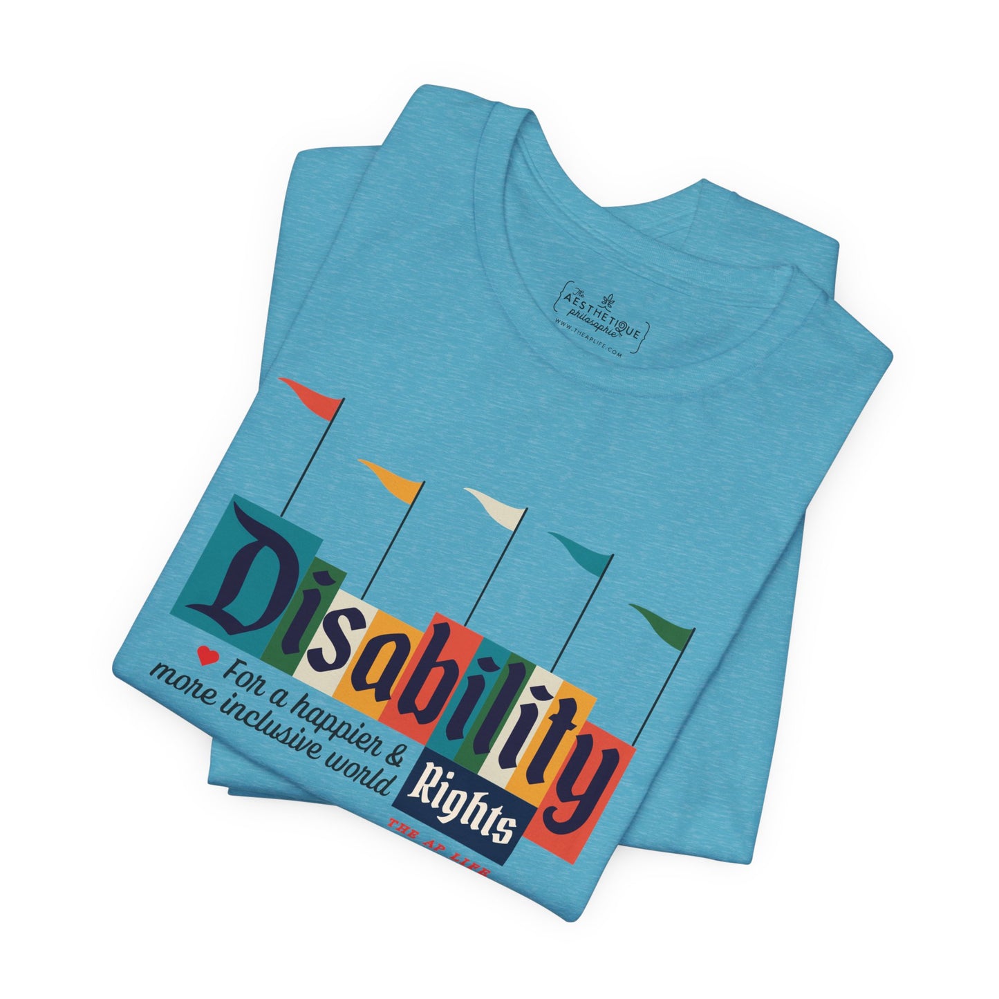 Disability Rights For A Happier & More Inclusive World - Adult Unisex Jersey Tee