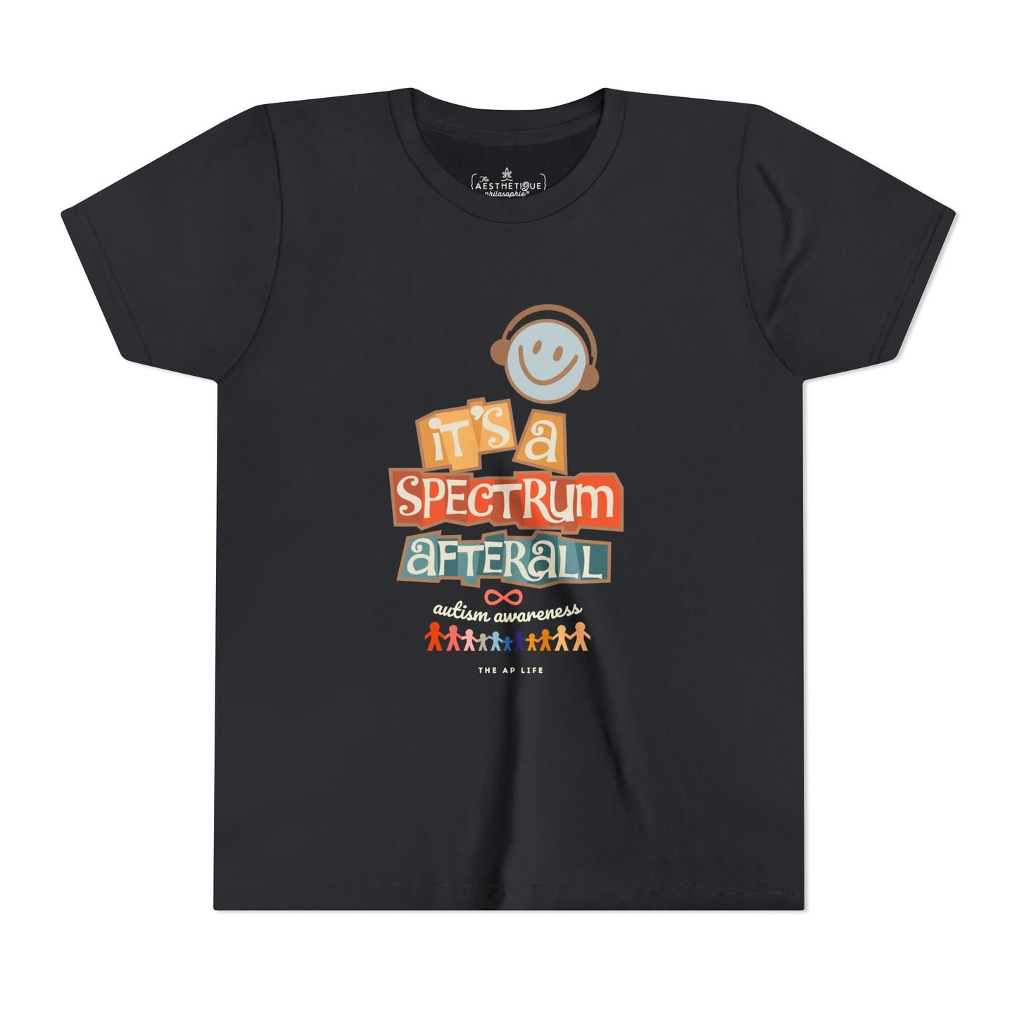 It's A Spectrum Afterall - Autism Awareness - Youth Unisex Jersey Tee
