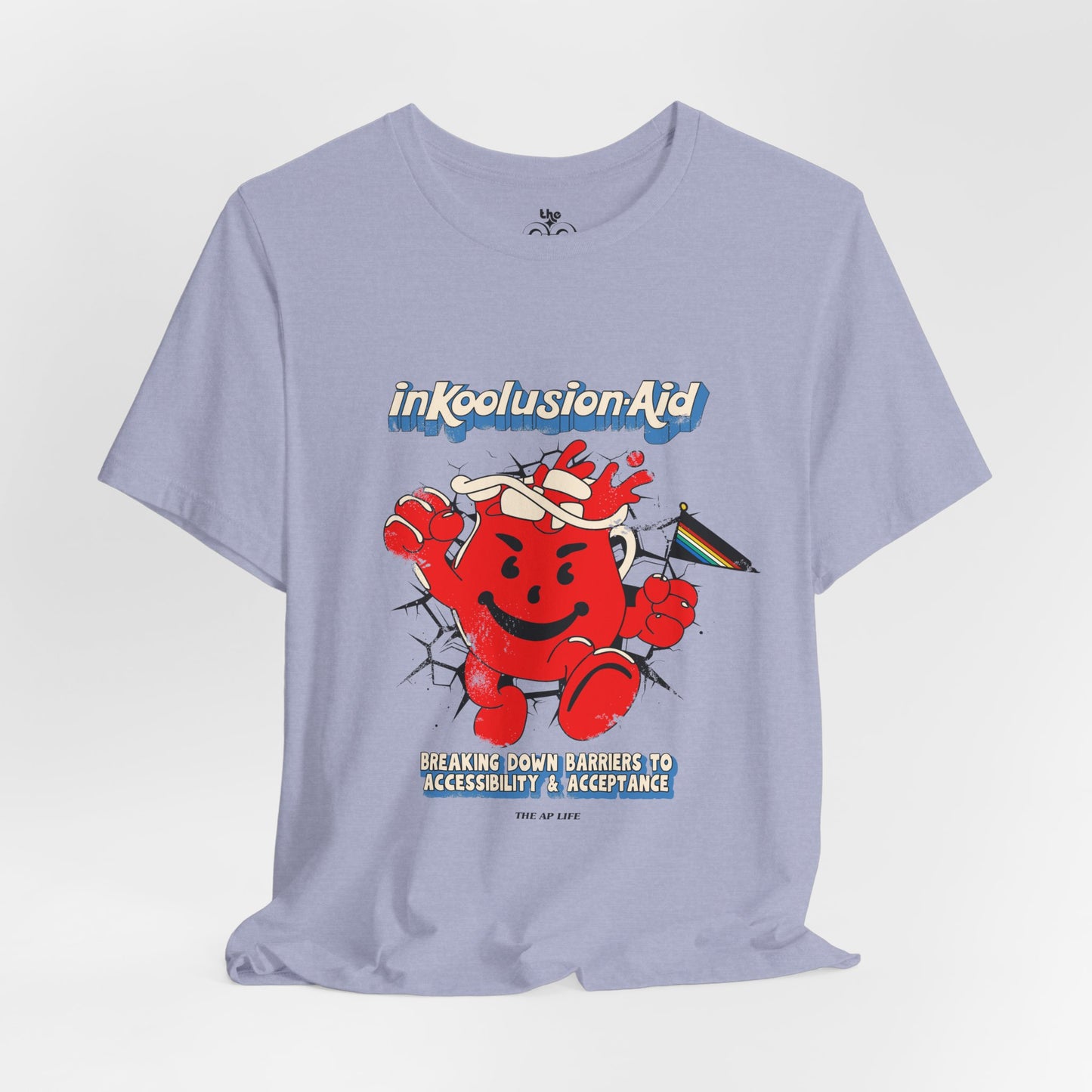 InKoolusion Aid - Breaking Down Barriers to Accessibility & Acceptance - Disability Rights - Adult Unisex Jersey Short Sleeve Tee