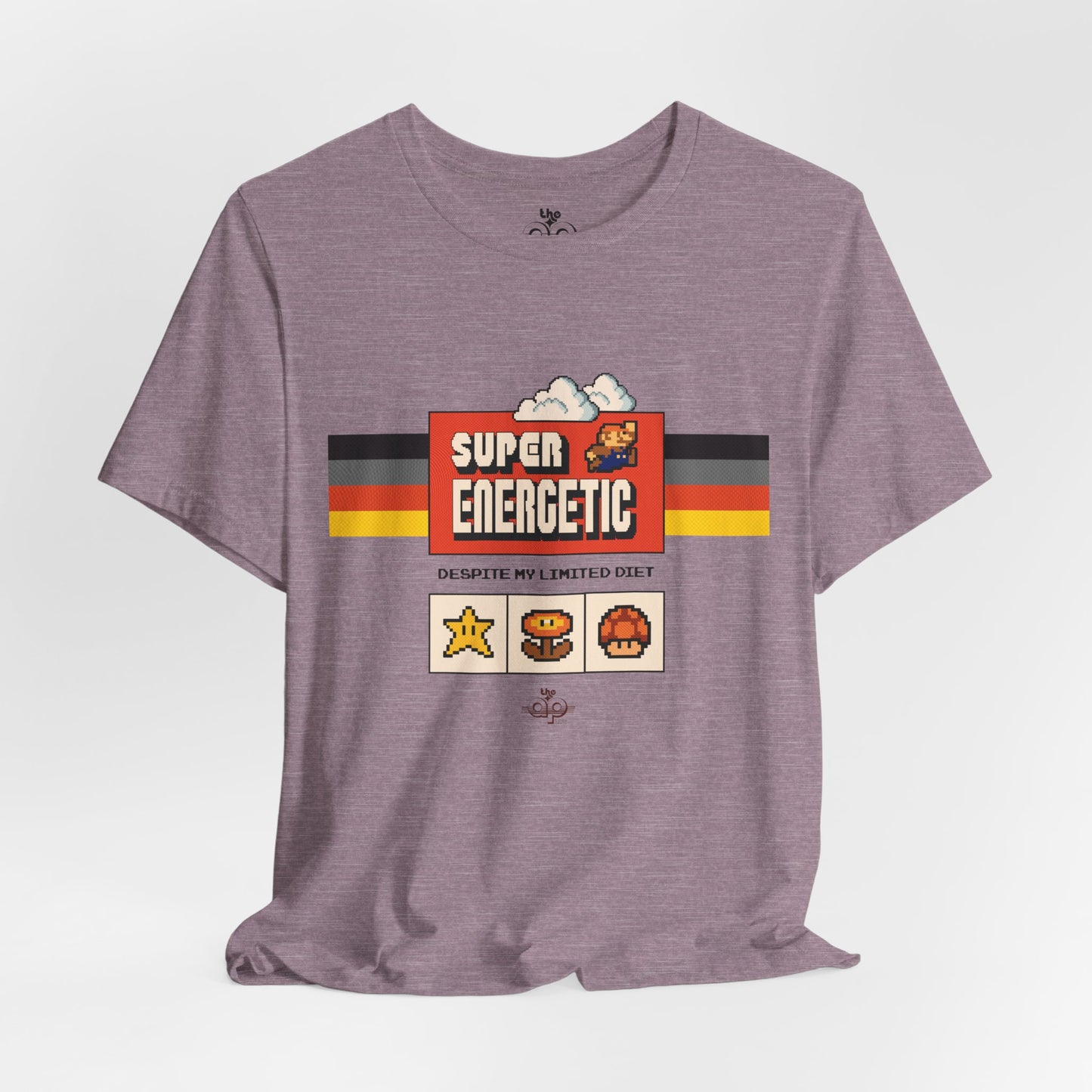 Super Energetic, Despite My Limited Diet - Adult Unisex Jersey Short Sleeve Tee