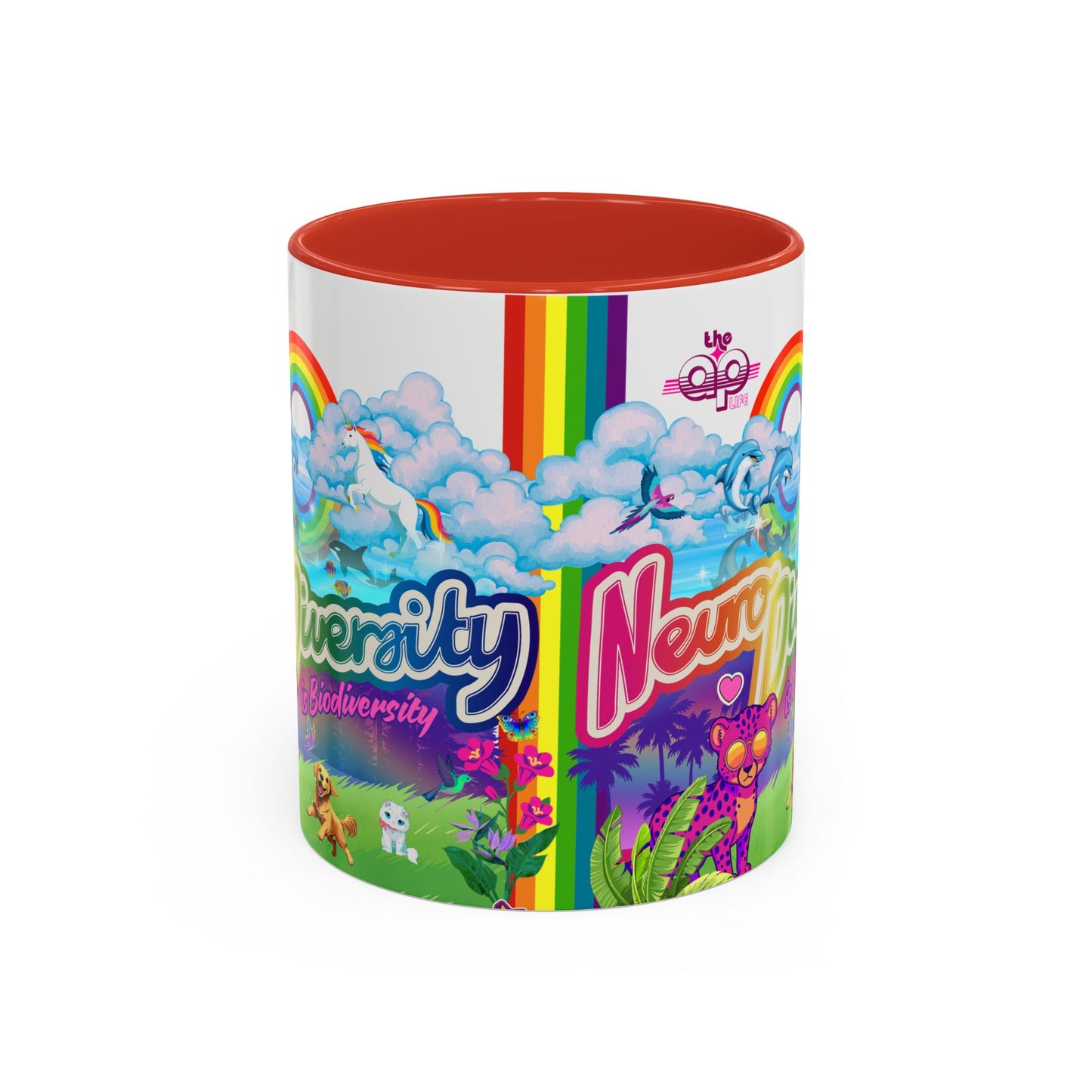 Neurodiversity is Biodiversity - Accent Coffee Mug (11, 15oz)
