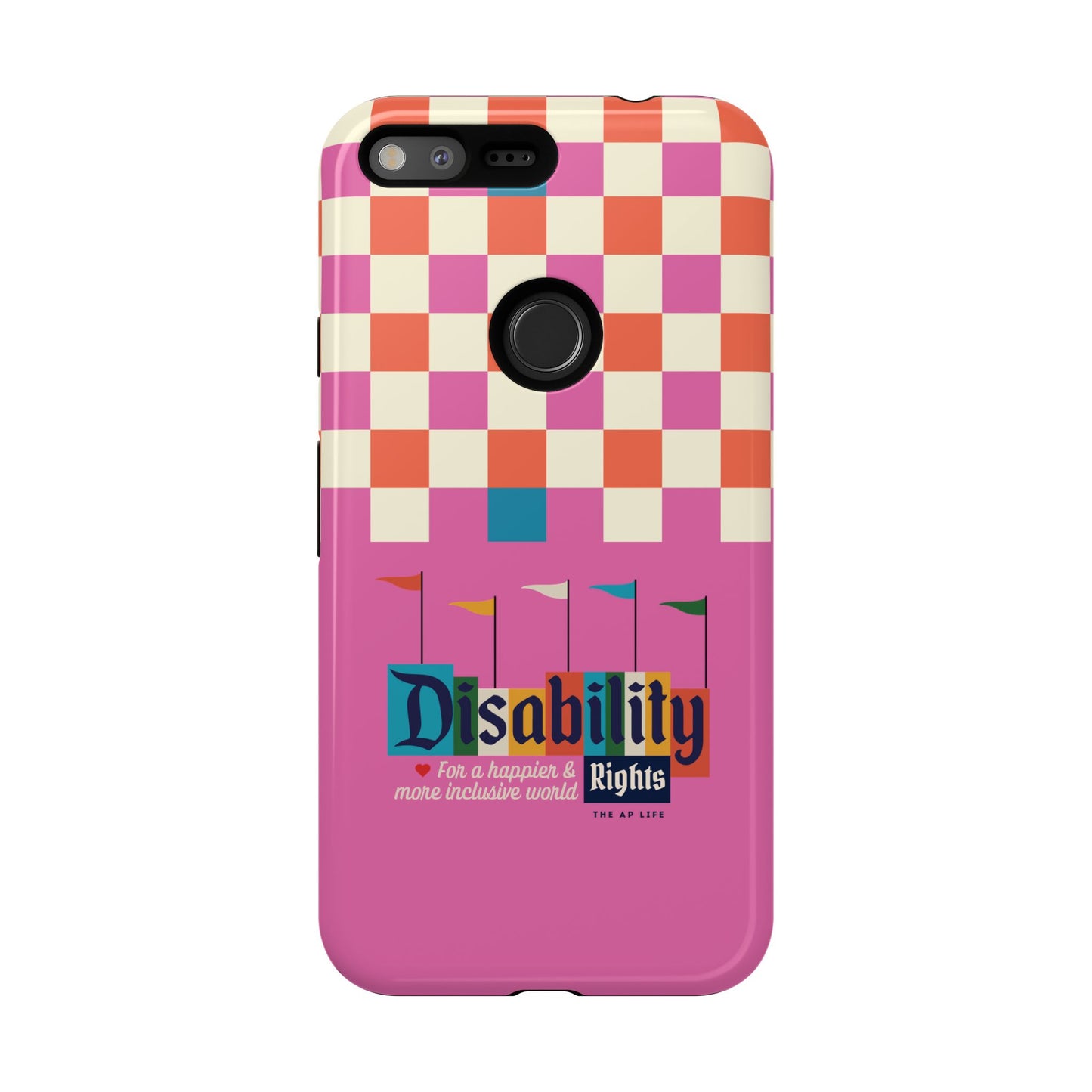 Disability Rights for a Happier & More Inclusive World - Android Phone Case for Google Pixel & Samsung Phones
