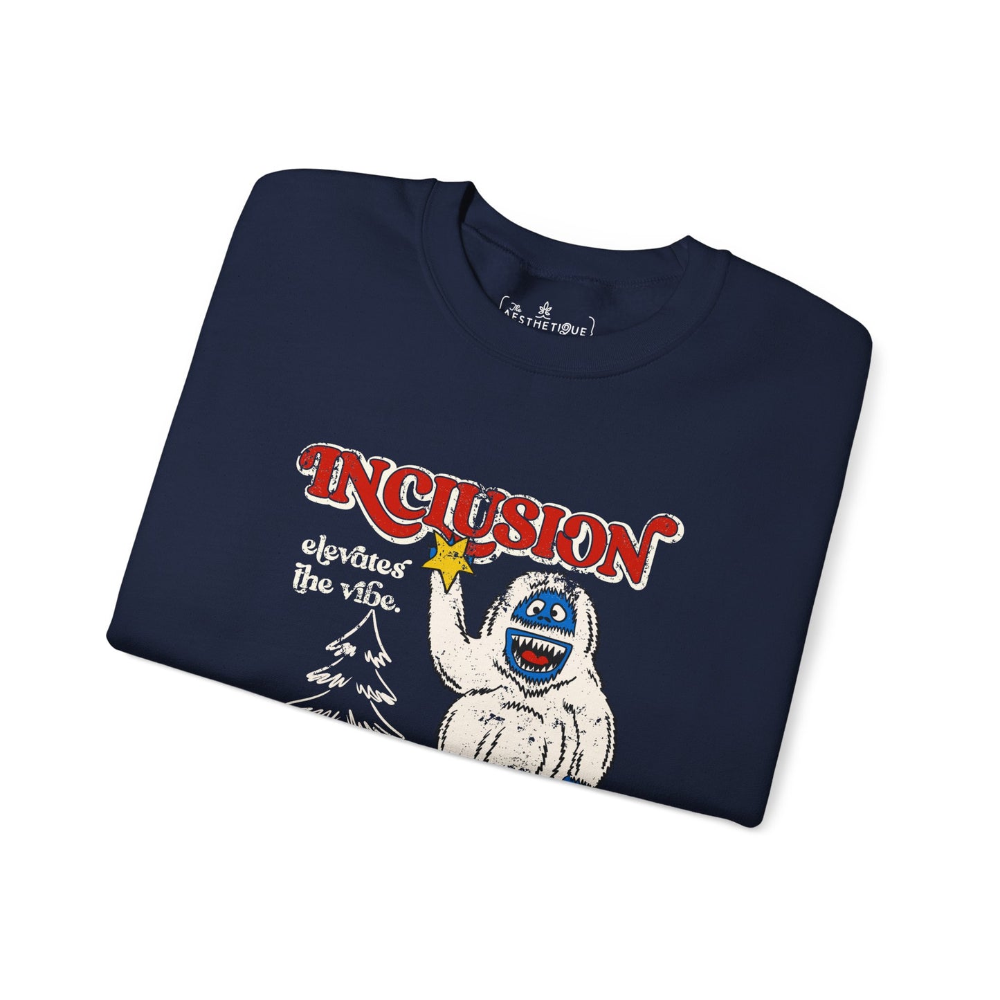 Inclusion Elevates the Vibe - Bumble - Unisex Heavy Blend™ Crewneck Sweatshirt (Ships Internationally)