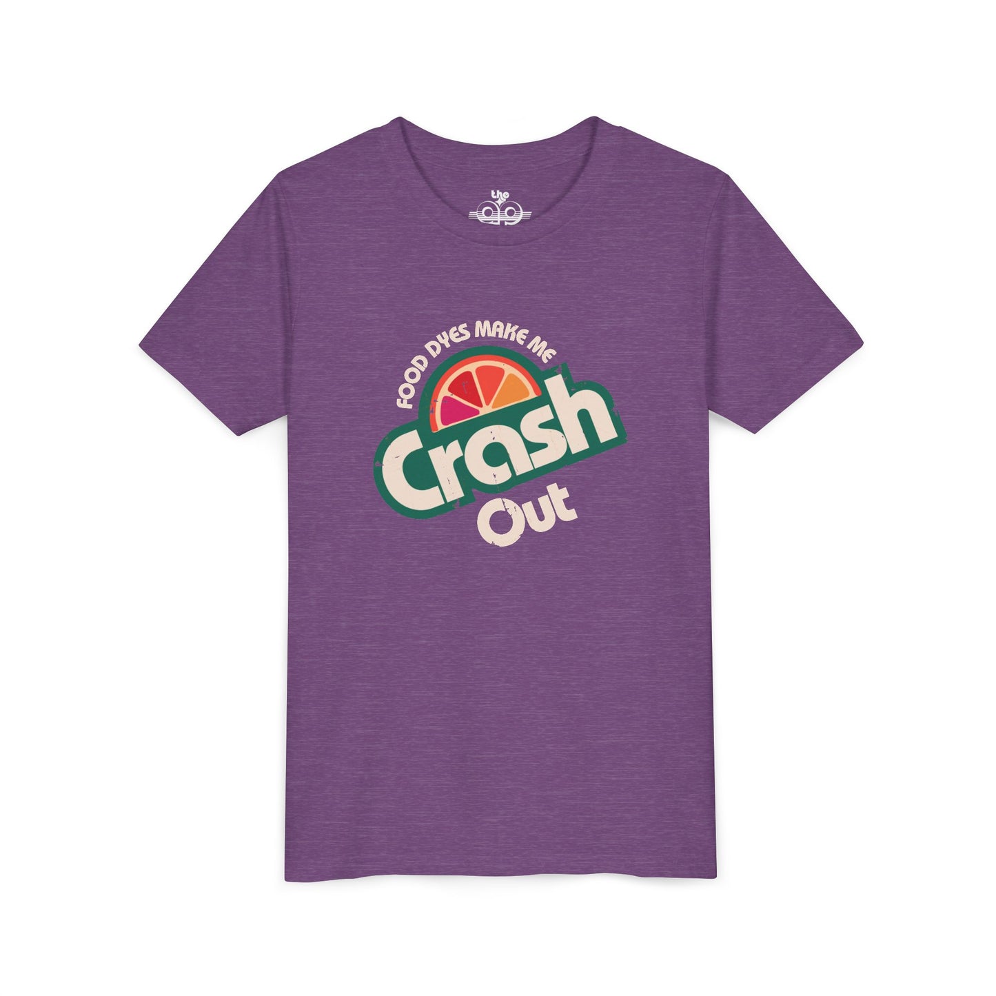 Food Dyes Make Me Crash Out - Unisex Youth Short Sleeve Tee