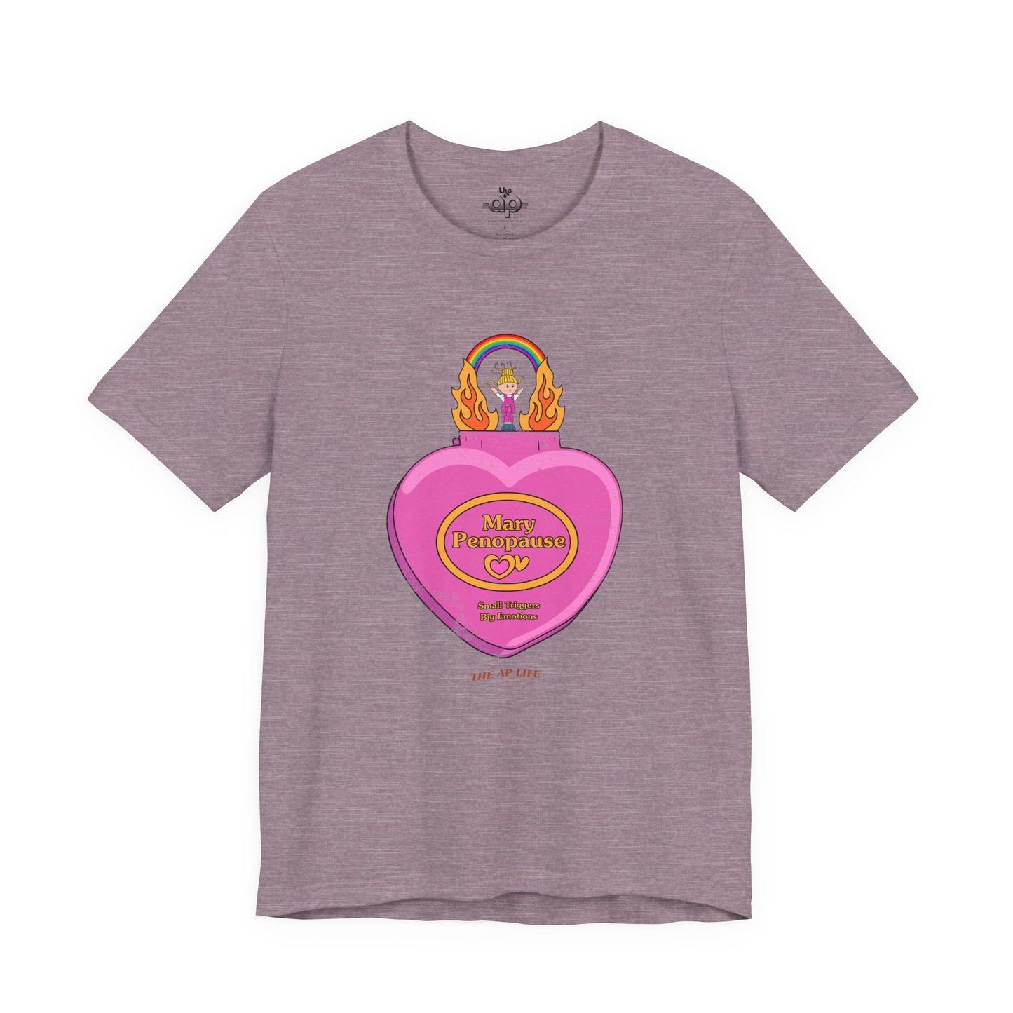 Mary Penopause - Small Triggers, Big Emotions - Adult Unisex Jersey Short Sleeve Tee