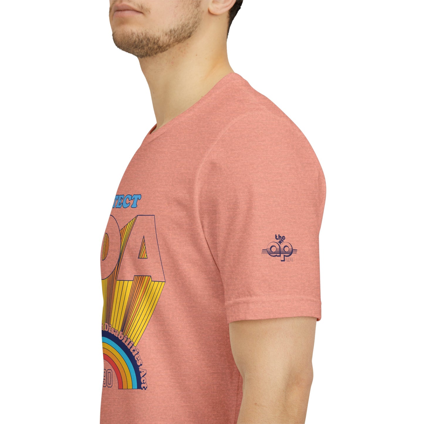 Protect ADA - Americans With Disabilities Act 1990 - Adult Unisex Jersey Short Sleeve Tee