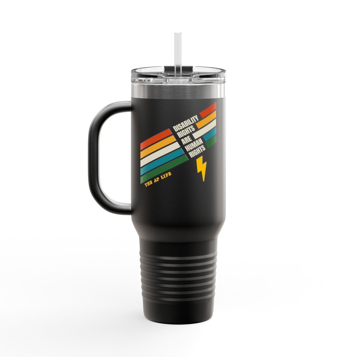 Disability Rights Are Human Rights - 40oz Insulated Tumbler