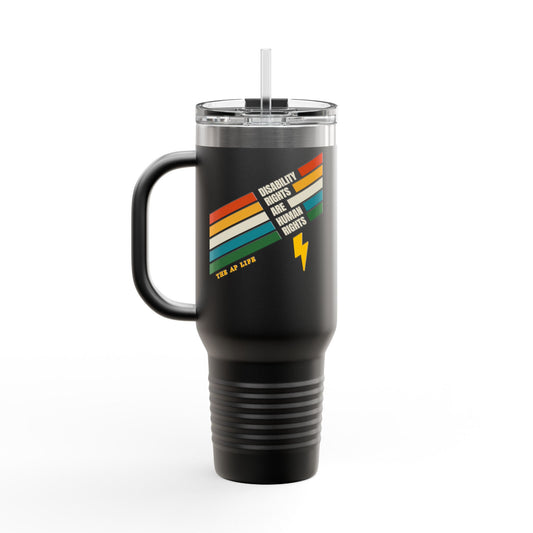 Disability Rights Are Human Rights - 40oz Insulated Tumbler