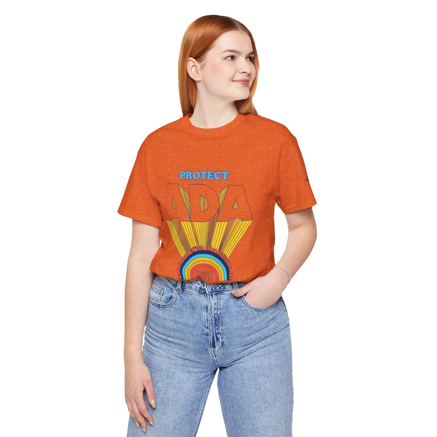 Protect ADA - Americans With Disabilities Act 1990 - Adult Unisex Jersey Short Sleeve Tee