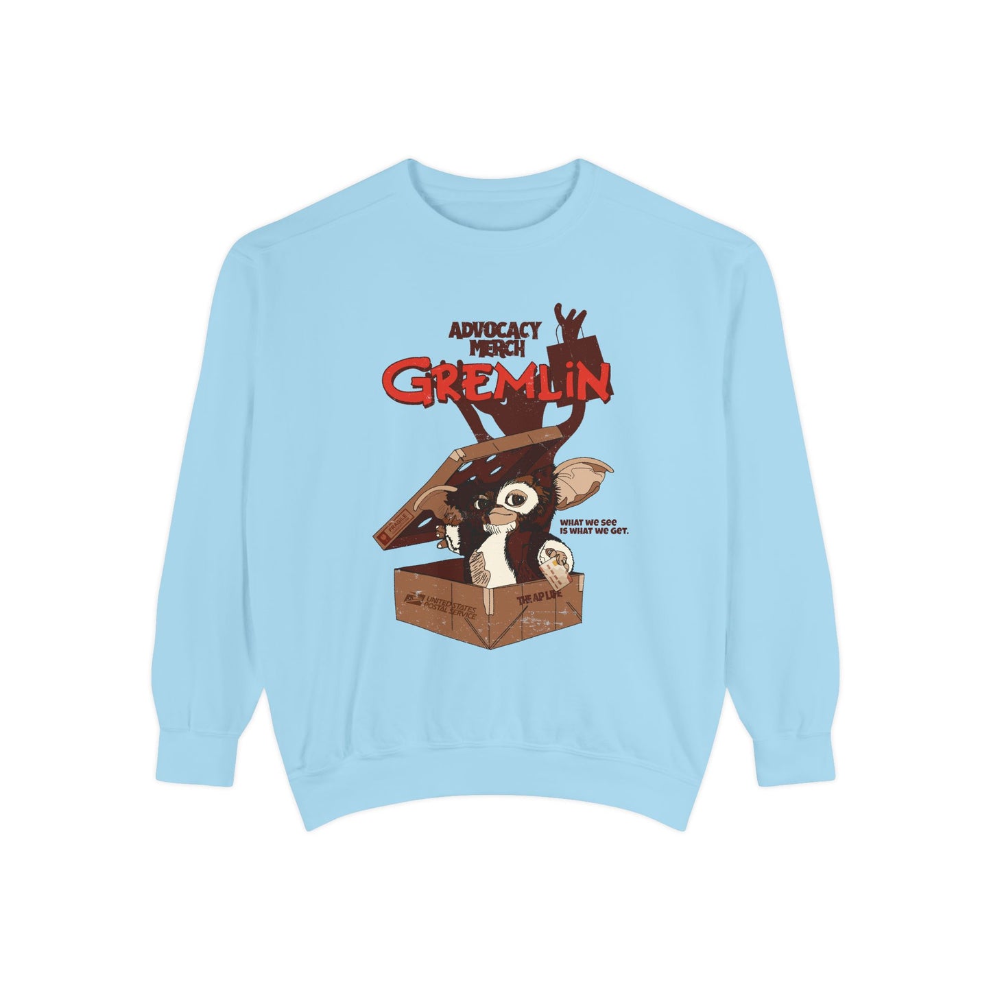 Advocacy Merch Gremlin - Adult Unisex Garment-Dyed Sweatshirt
