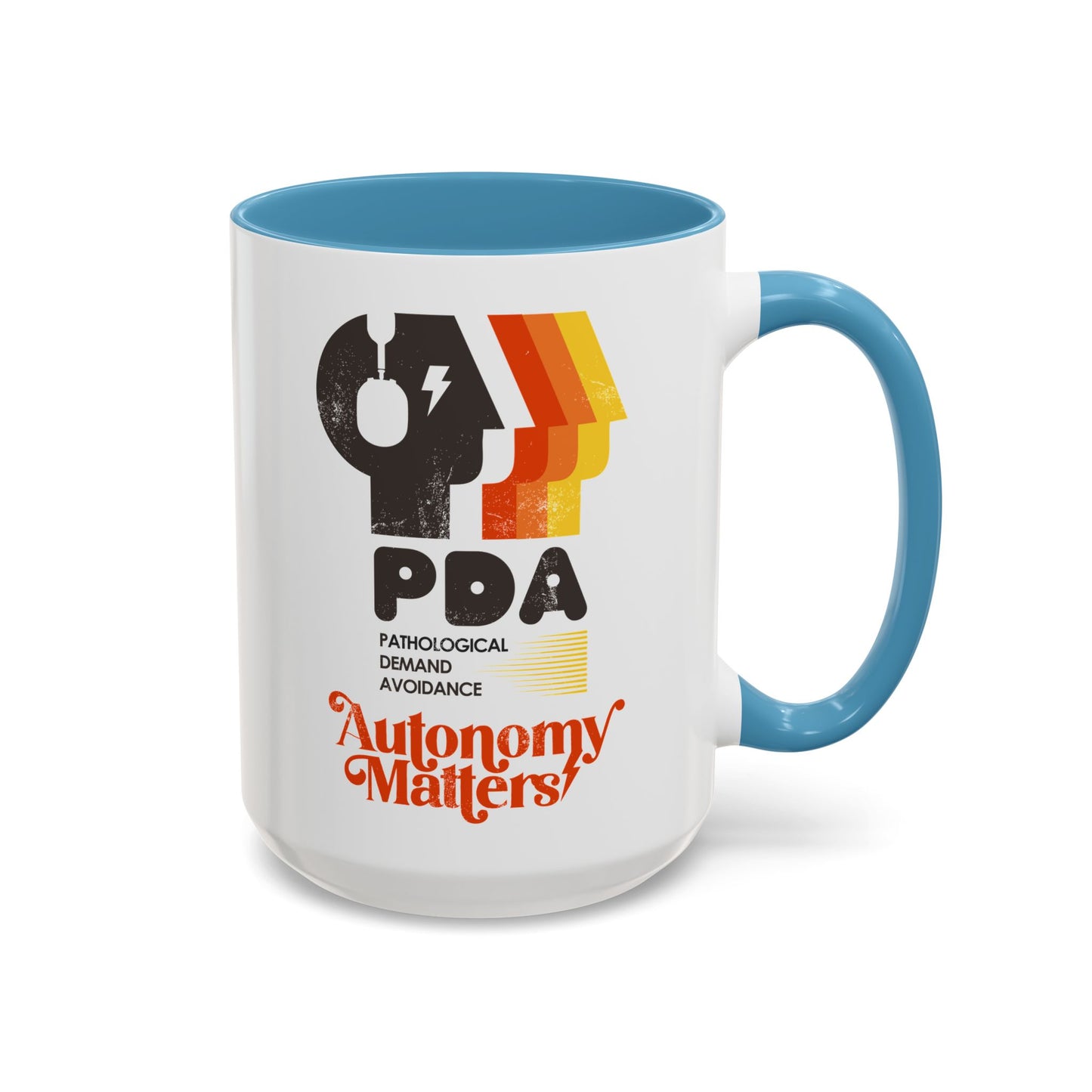 PDA - Pathological Demand Avoidance - Autonomy Matters - Accent Coffee Mug (11, 15oz)