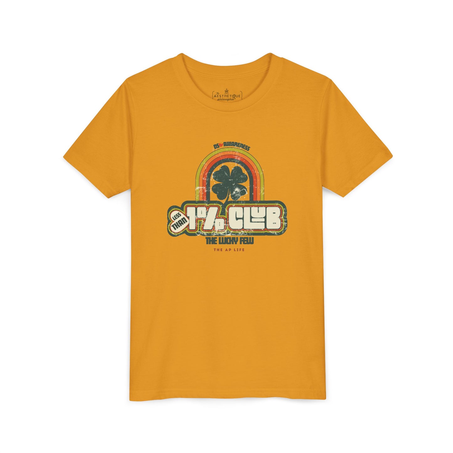 Less Than 1% Club (The Lucky Few) DS Awareness - Youth Unisex Jersey Tee