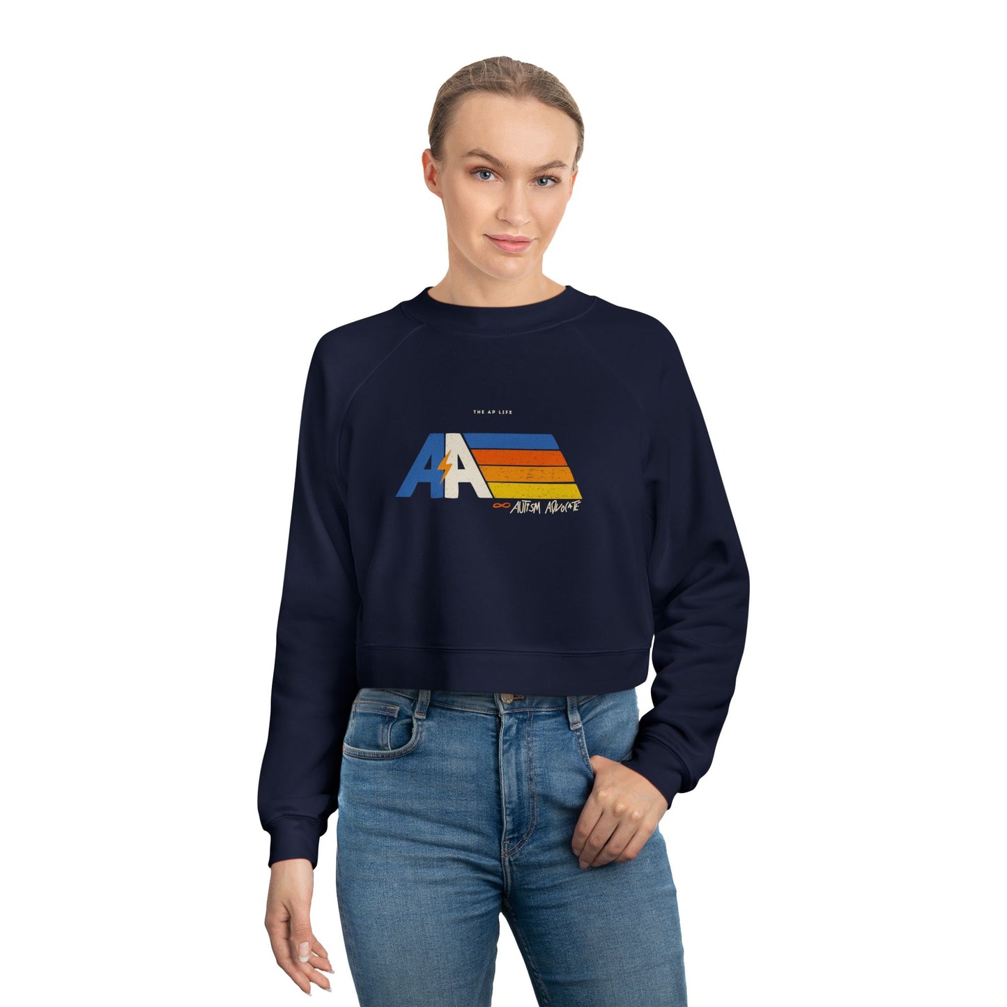 Autism Advocate - Women's Cropped Fleece Pullover