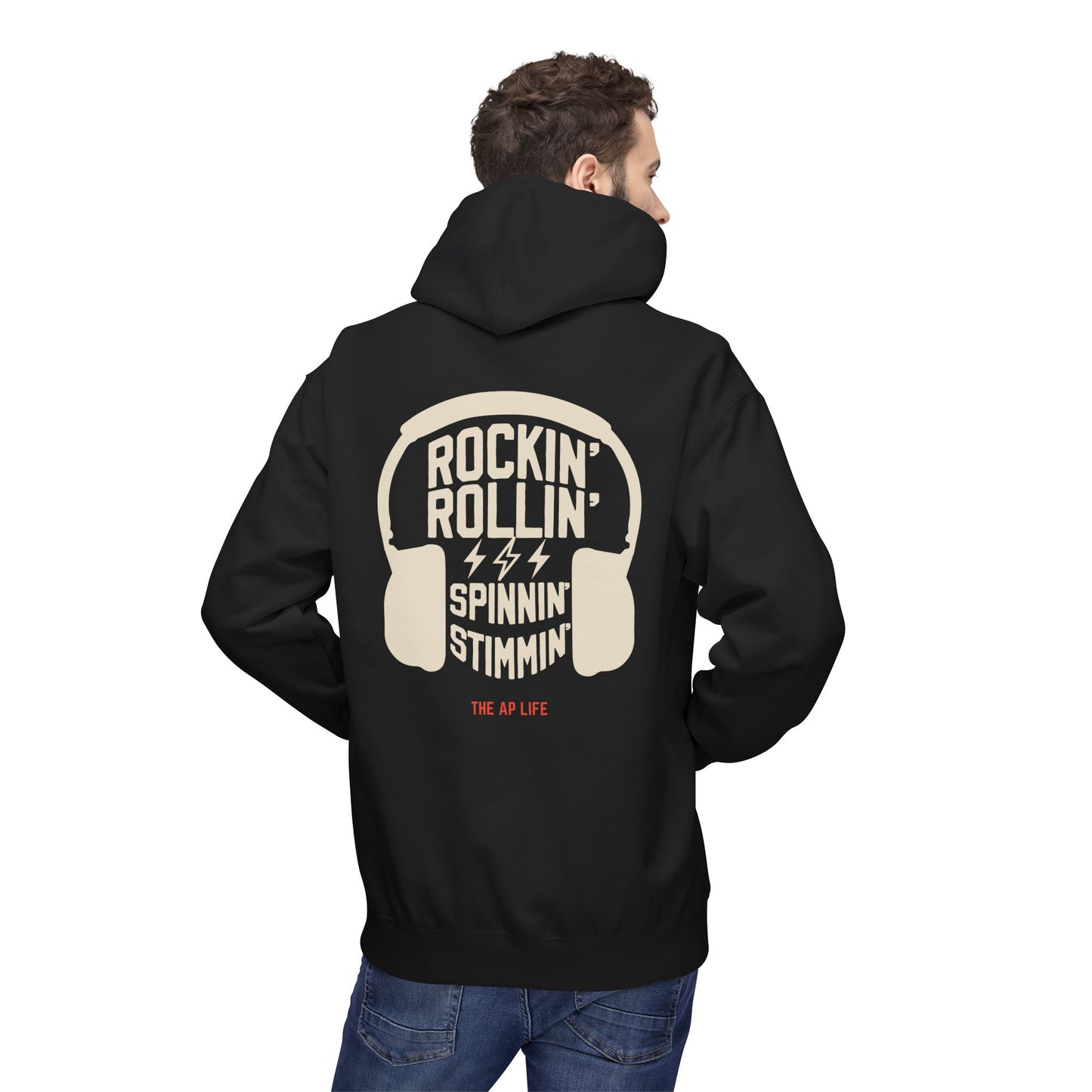 Rockin' Rollin' Spinnin' Stimmin' Autism Advocacy - Adult Unisex Softstyle Fleece Hoodie