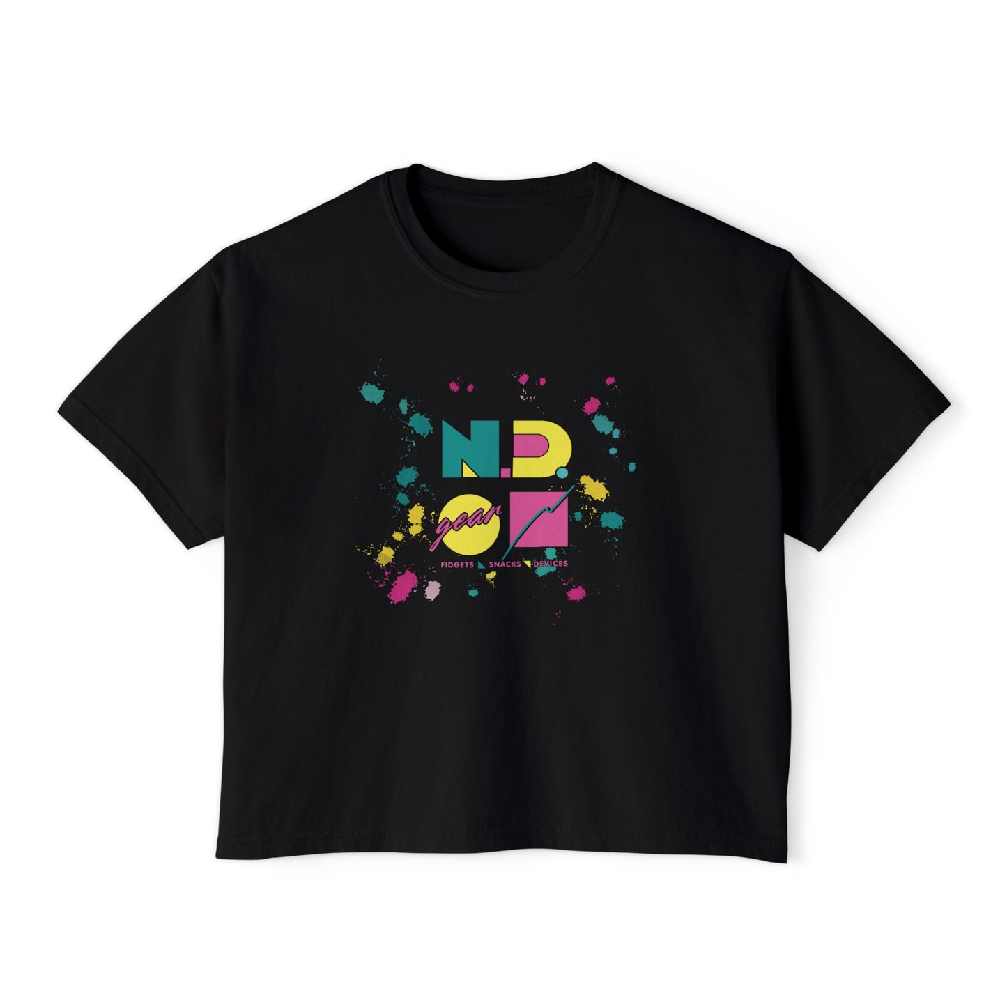N.D. Gear - Fidgets, Snacks, Devices - Women's Boxy Tee
