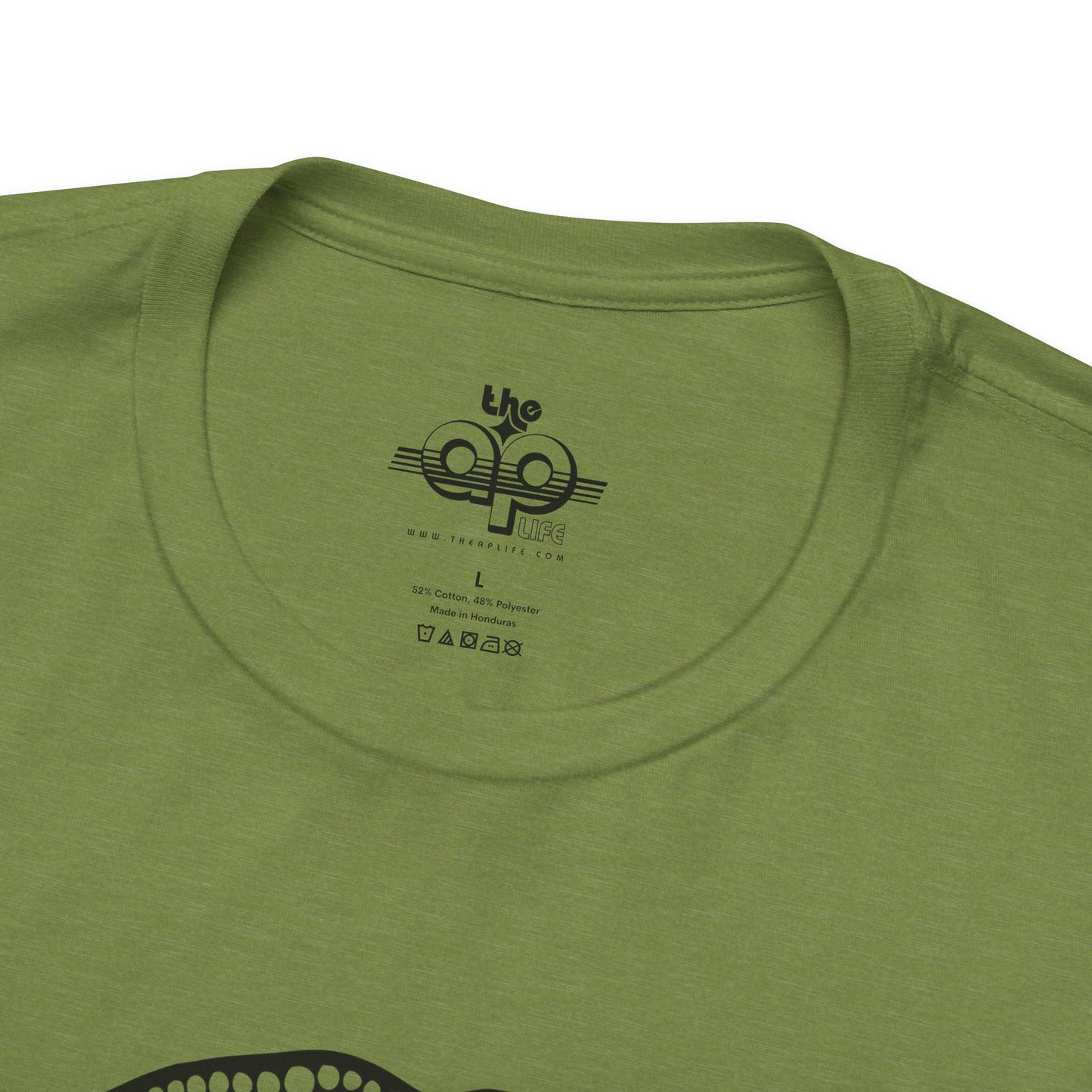 Not A Hugger - Adult Unisex Jersey Short Sleeve Tee - Tuned Out Supply + The AP Life Collab
