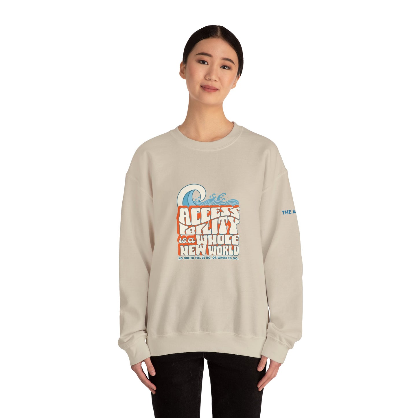 Access Ability Crewneck Sweatshirt - Unisex Heavy Blend™