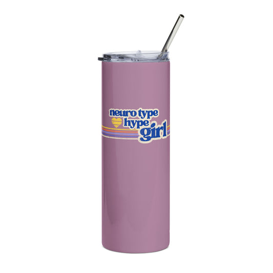 Neurotype Hype Girl - Stainless Steel Tumbler, 20oz