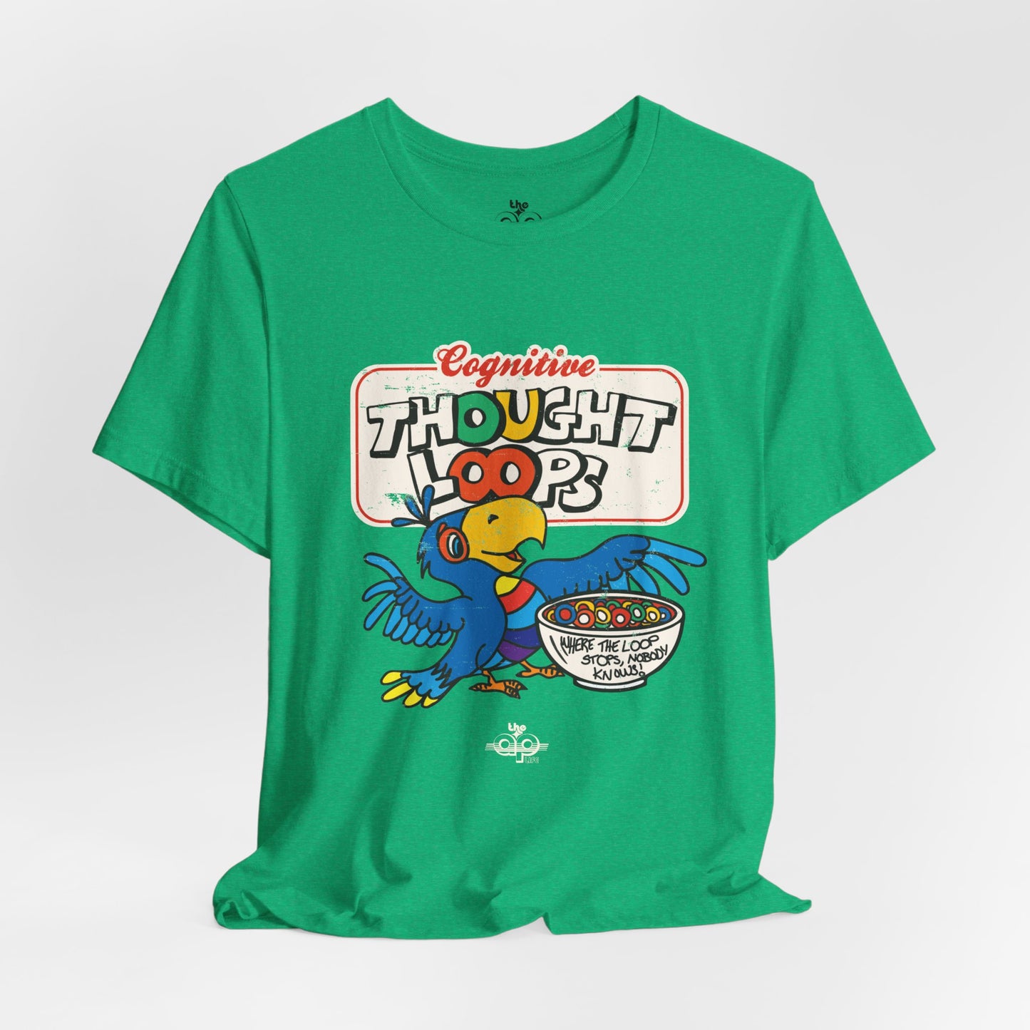Cognitive Thought Loops - Where the Loop Stops, Nobody Knows - Adult Unisex Jersey Short Sleeve Tee
