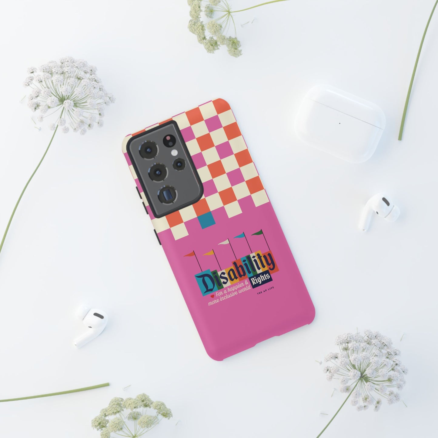 Disability Rights for a Happier & More Inclusive World - Android Phone Case for Google Pixel & Samsung Phones