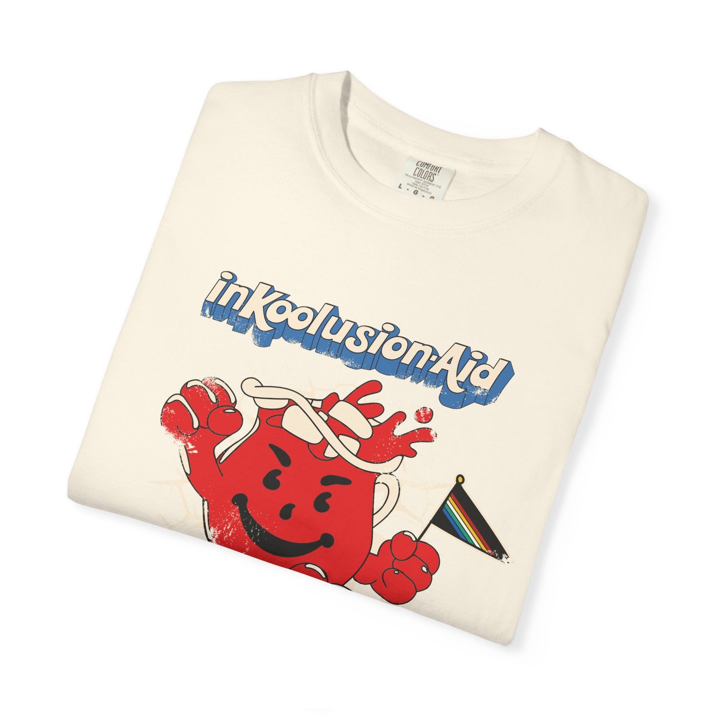 InKoolusion Aid - Breaking Down Barriers to Accessibility & Acceptance - Unisex Garment-Dyed T-shirt