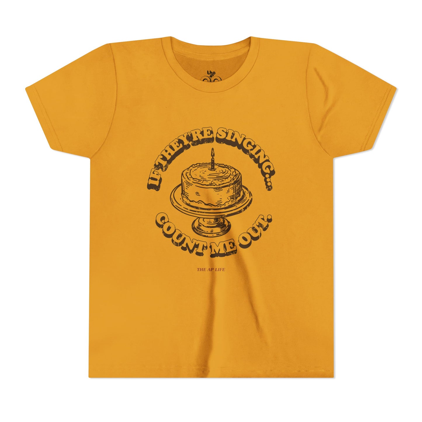 If They're Singing... Count Me Out - Unisex Youth Short Sleeve Tee
