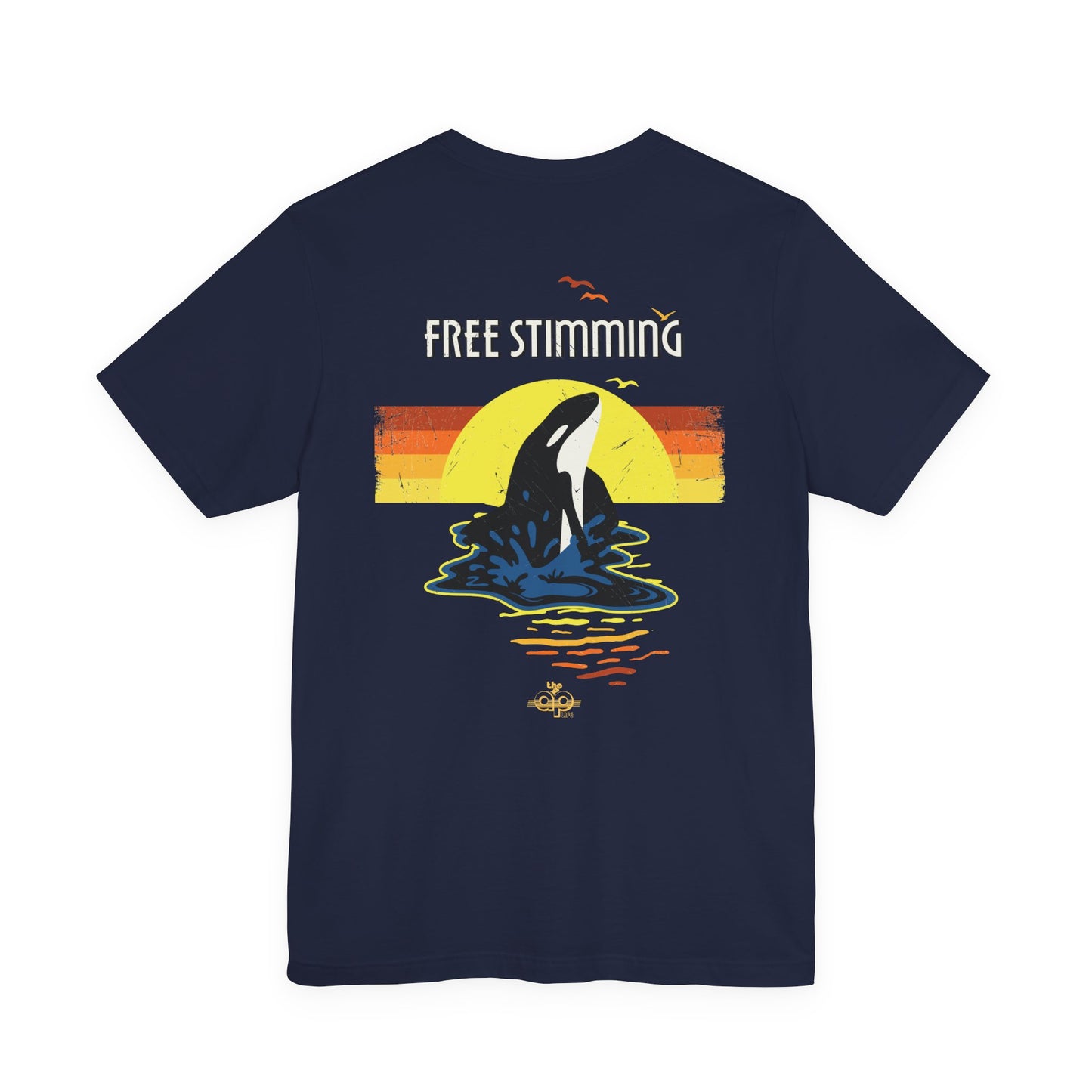 Free Stimming - Orca - Adult Unisex Jersey Short Sleeve Tee