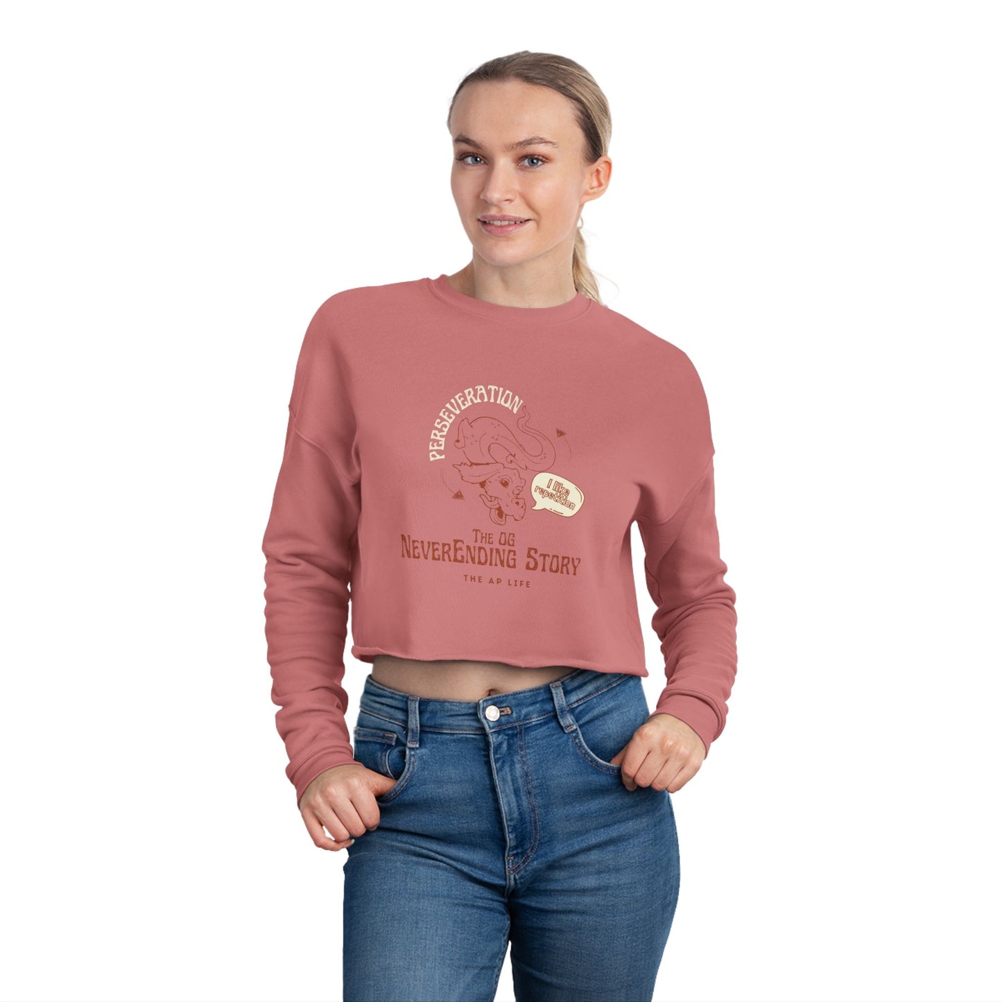 Perseveration - The OG Neverending Story - Women's Cropped Sweatshirt