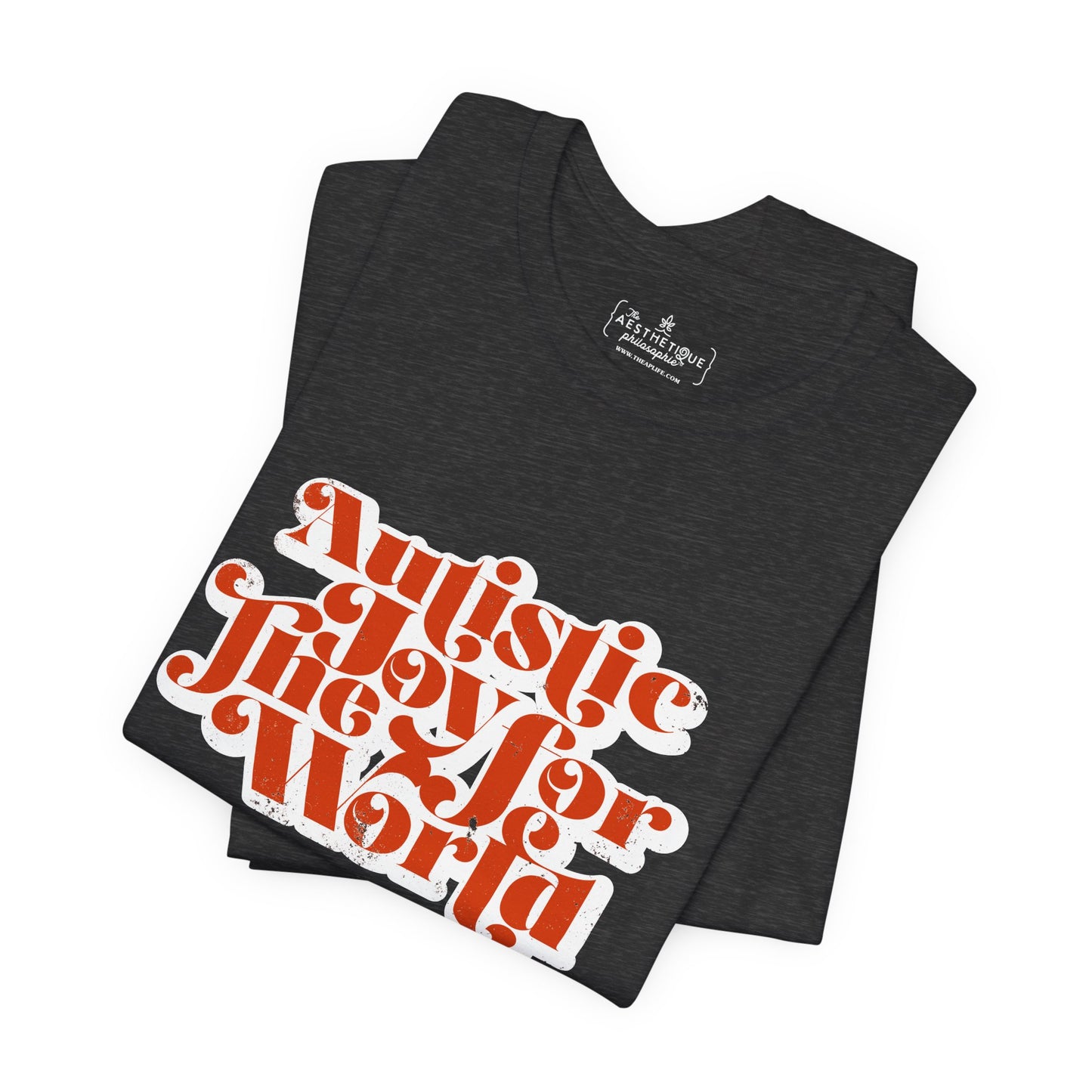 Autistic Joy for the World - Seasonal Style - Unisex Jersey Short Sleeve Tee