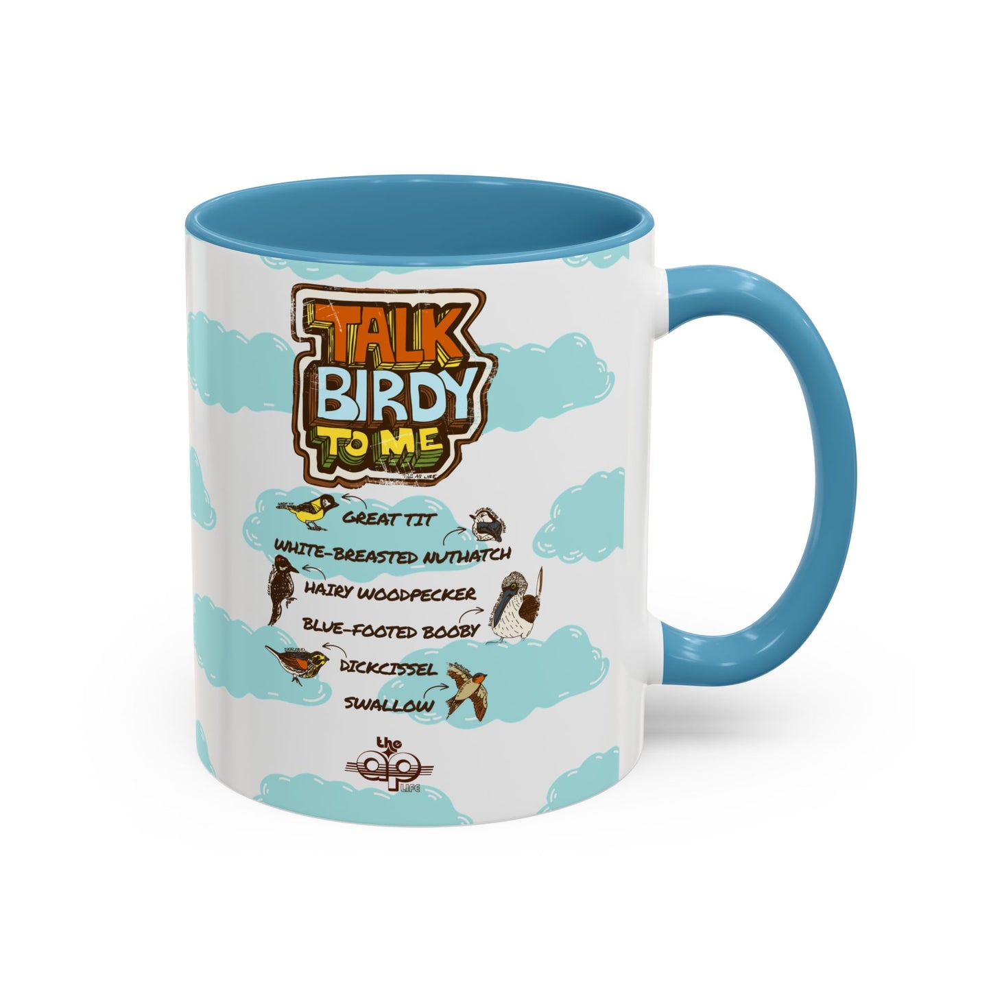 Talk Birdy to Me - Accent Coffee Mug (11, 15oz)
