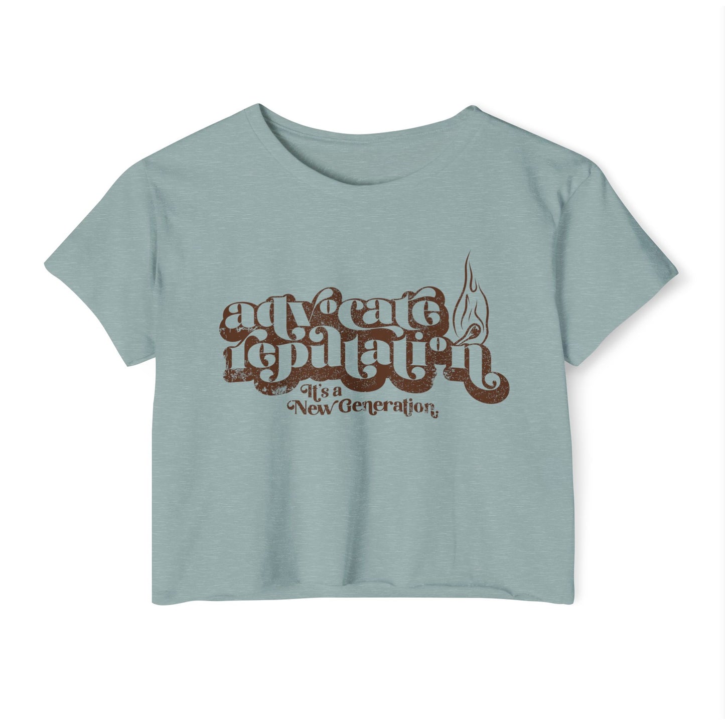 Advocate Reputation - It's a New Generation - Women's Crop Top Tee