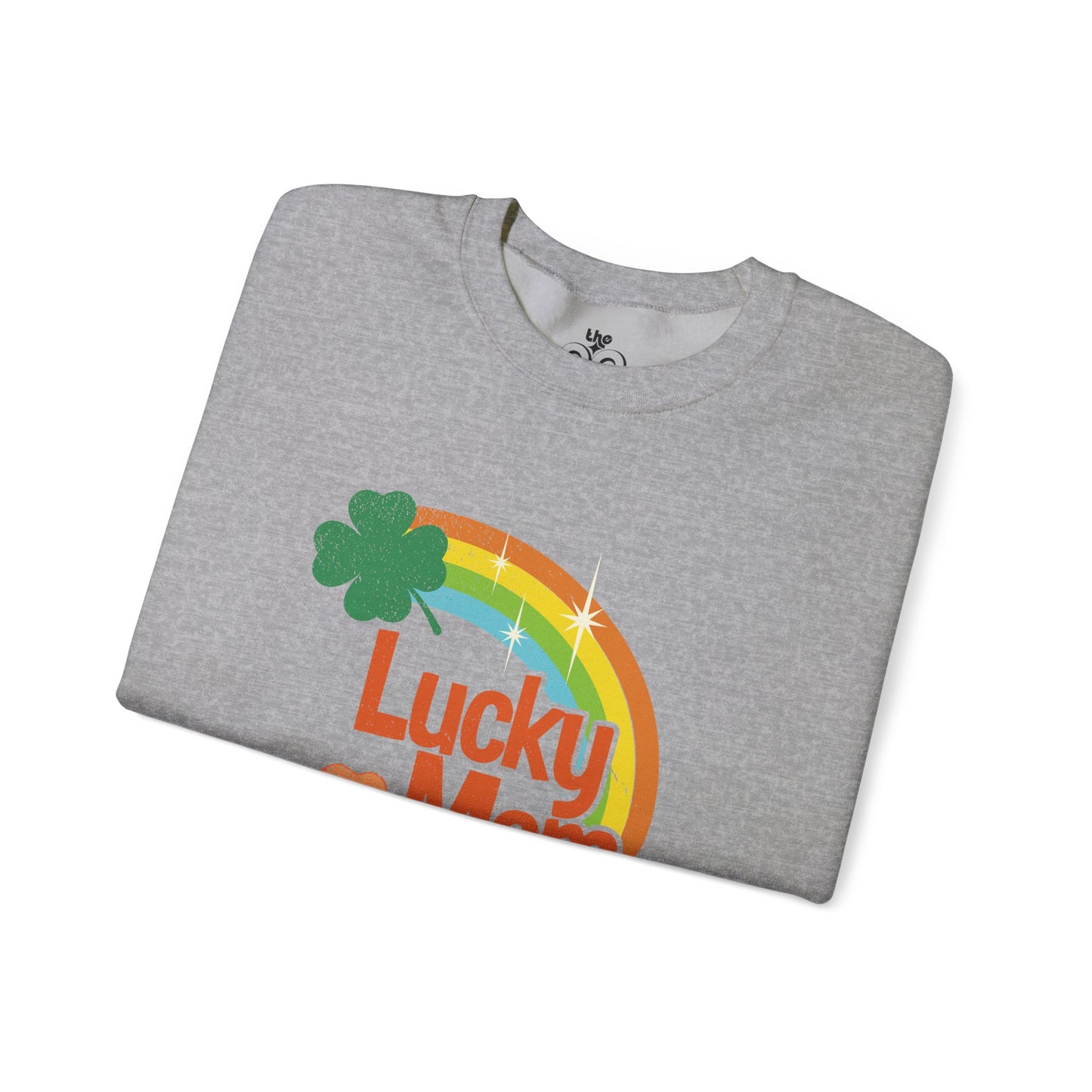 Lucky Mom to an Autistic Kid - Adult Unisex Heavy Blend™ Crewneck Sweatshirt