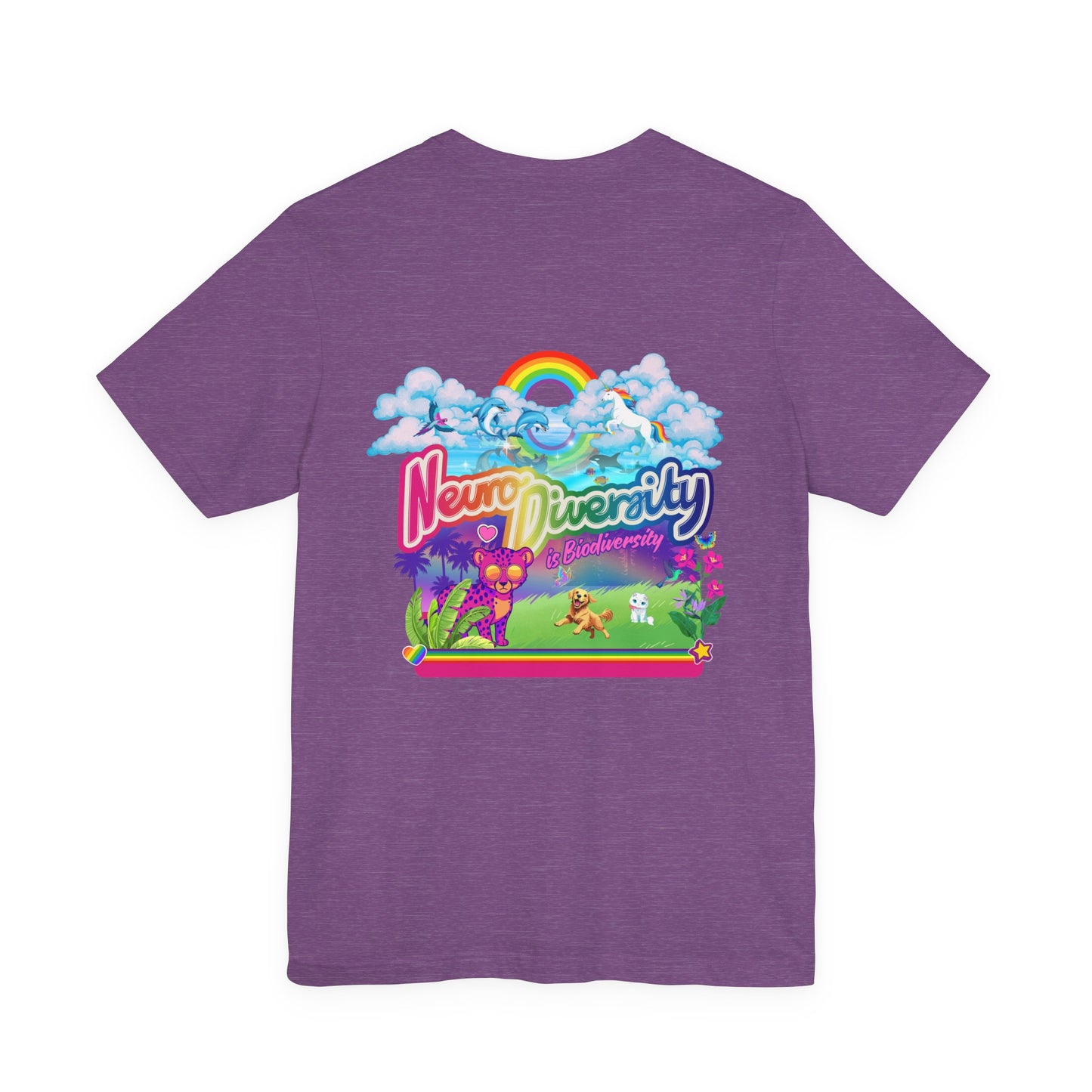 Neurodiversity is Biodiversity - Adult Unisex Jersey Short Sleeve Tee