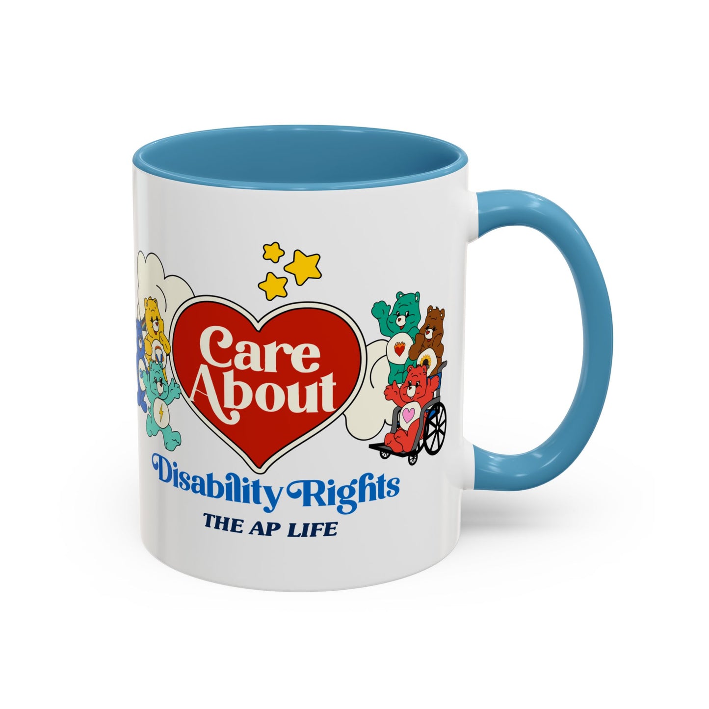 Care About Autism - Disability Rights - Accent Coffee Mug (11, 15oz)