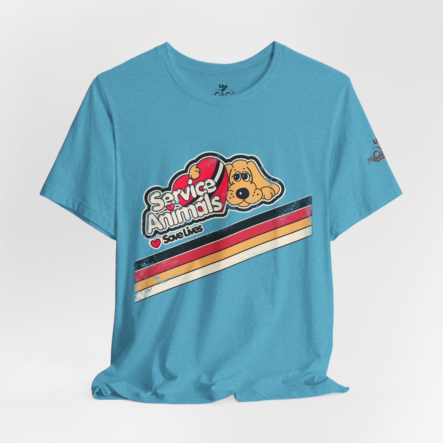Service Animals Save Lives - Adult Unisex Jersey Short Sleeve Tee