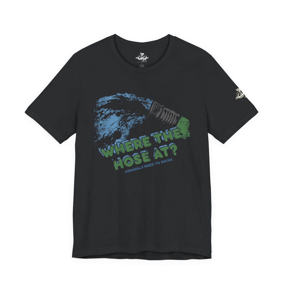 Where the Hose At? Xennials Need to Know - Adult Unisex Jersey Short Sleeve Tee