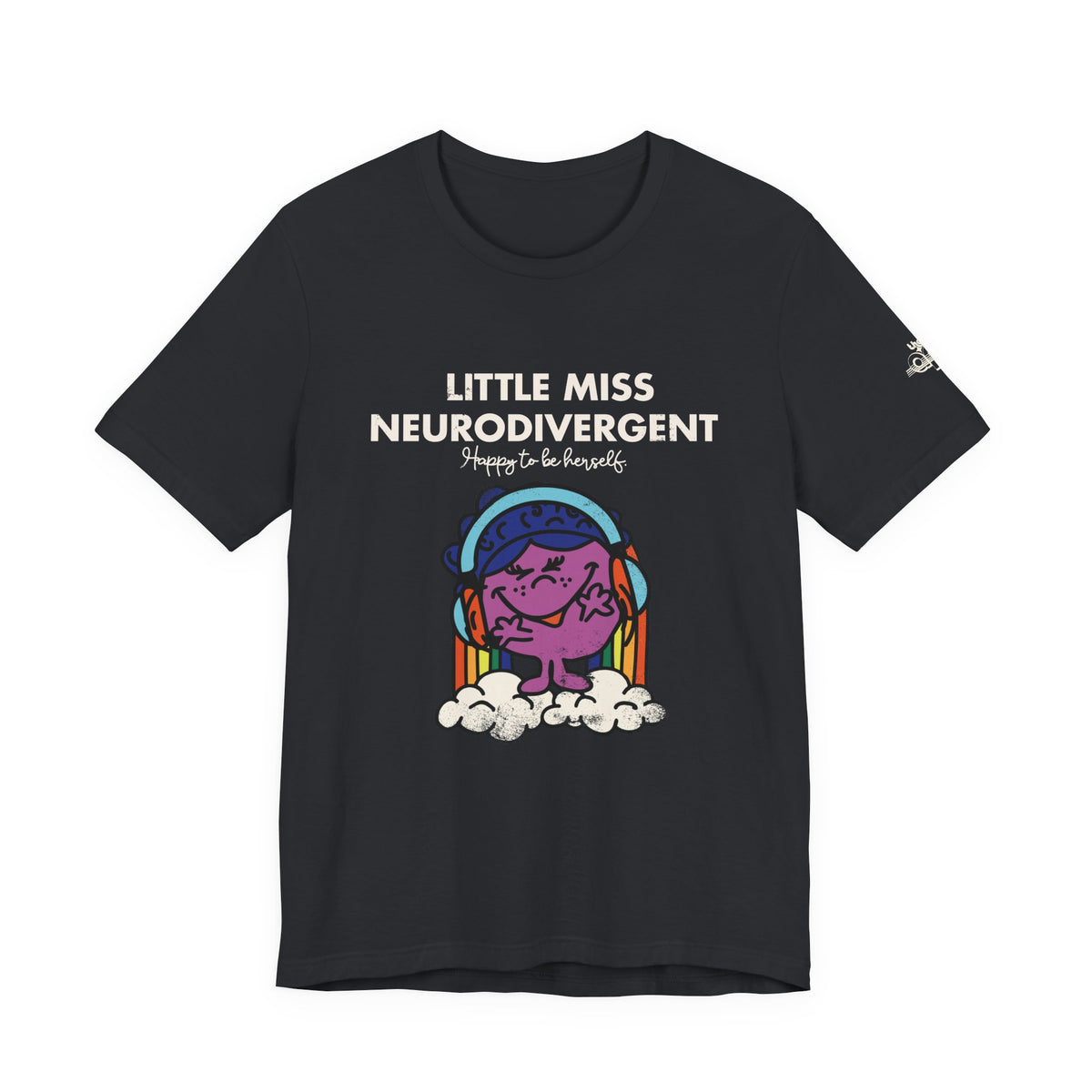 Little Miss Neurodivergent -Adult Unisex Jersey Short Sleeve Tee