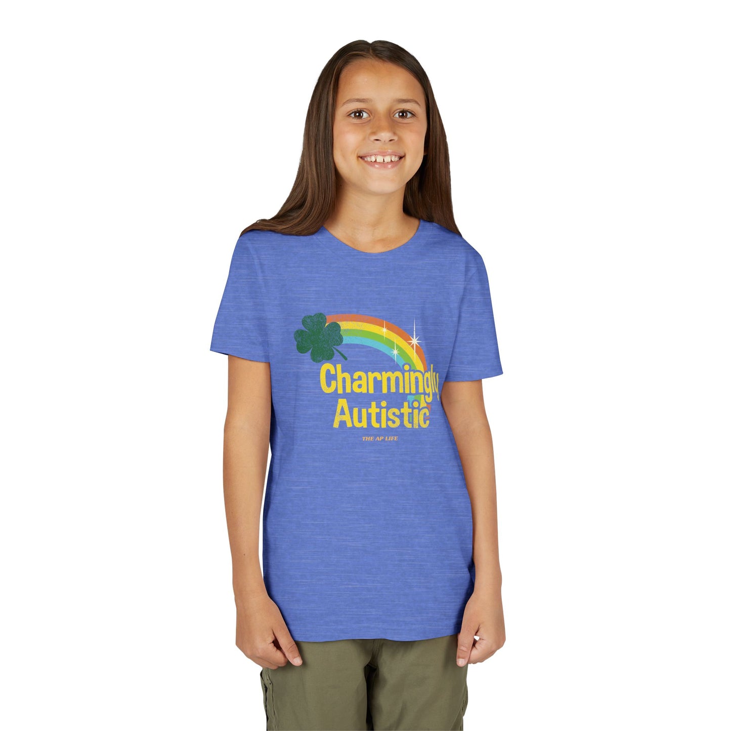 Charmingly Autistic - Youth Unisex Short Sleeve Tee