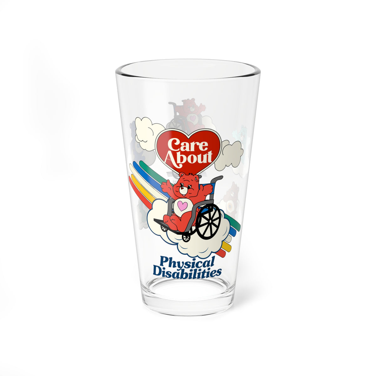 Care About Physical Disabilities - Drinking Glass 16oz