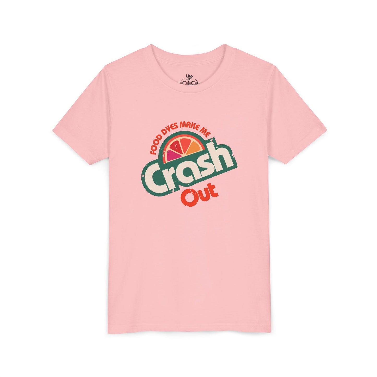 Food Dyes Make Me Crash Out - Unisex Youth Short Sleeve Tee