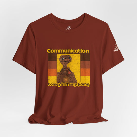 Communication Comes in Many Forms - Adult Unisex Jersey Short Sleeve Tee