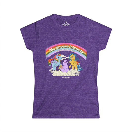 My Special Interests are my Favorite Escape - Women's Softstyle Tee