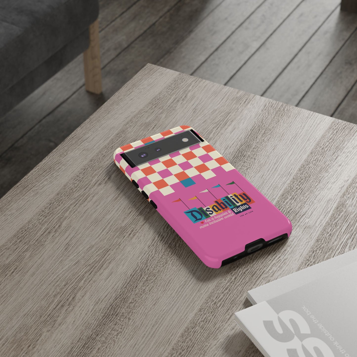 Disability Rights for a Happier & More Inclusive World - Android Phone Case for Google Pixel & Samsung Phones