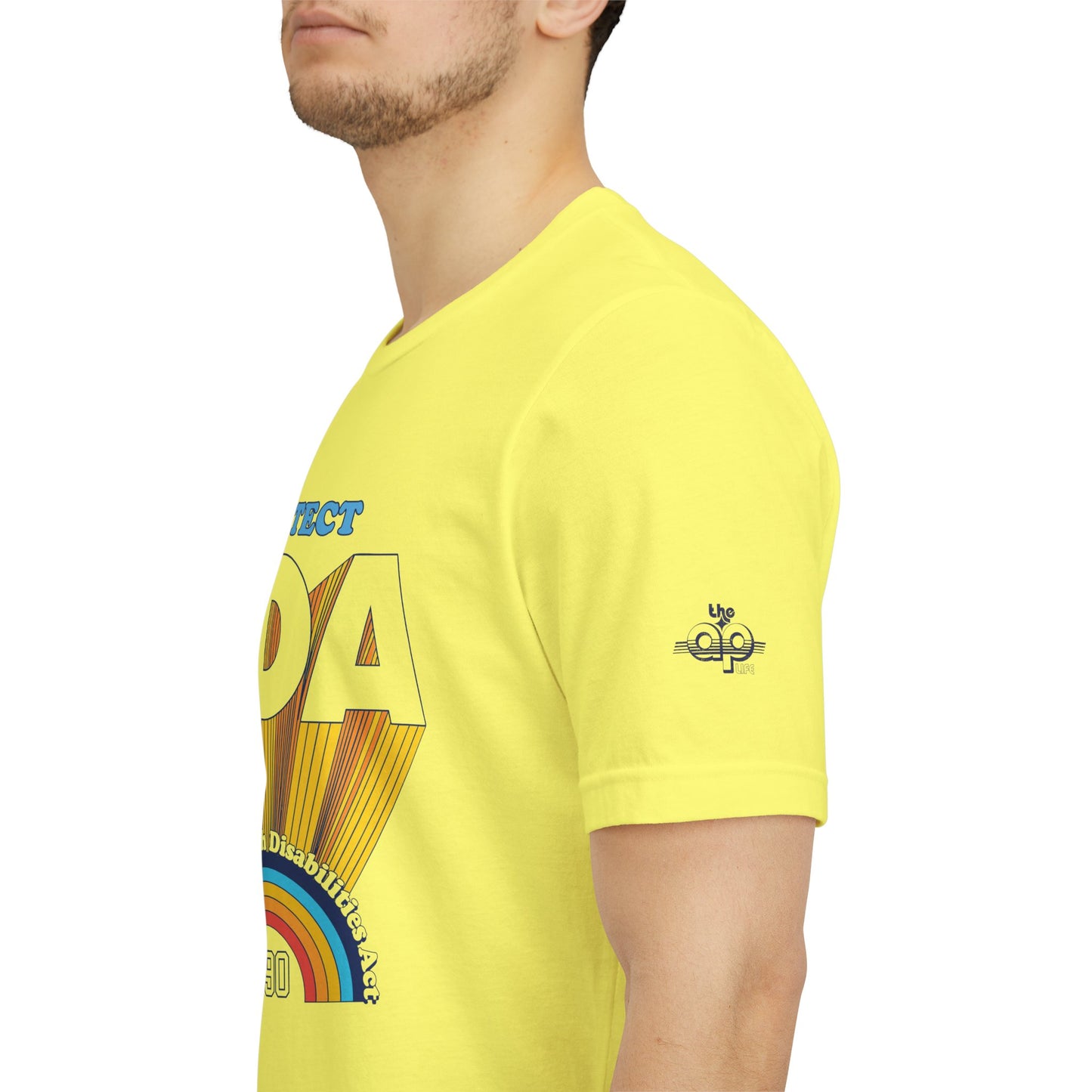 Protect ADA - Americans With Disabilities Act 1990 - Adult Unisex Jersey Short Sleeve Tee