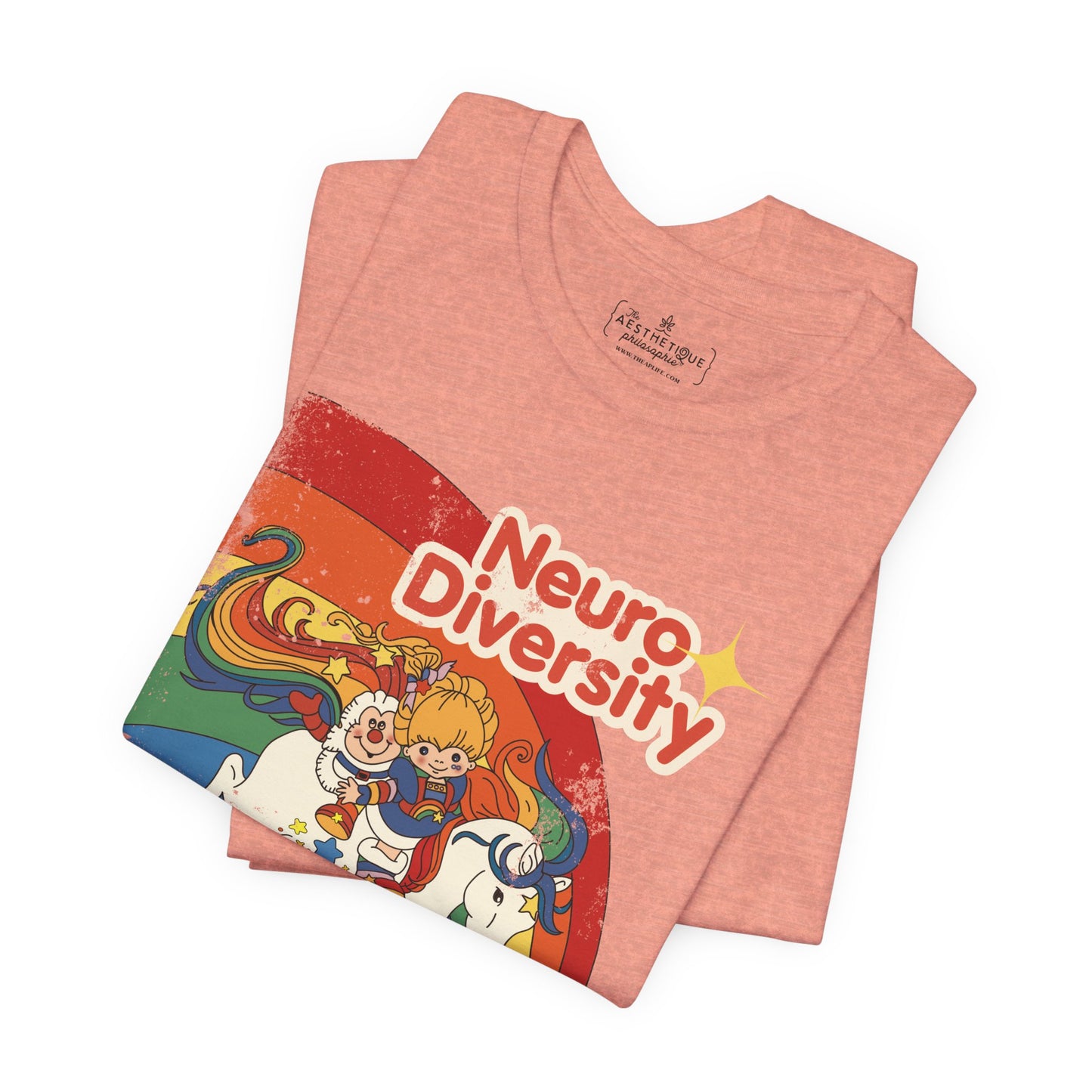 Neurodiversity Spreads Color to the Earth - Adult Unisex Jersey Short Sleeve Tee